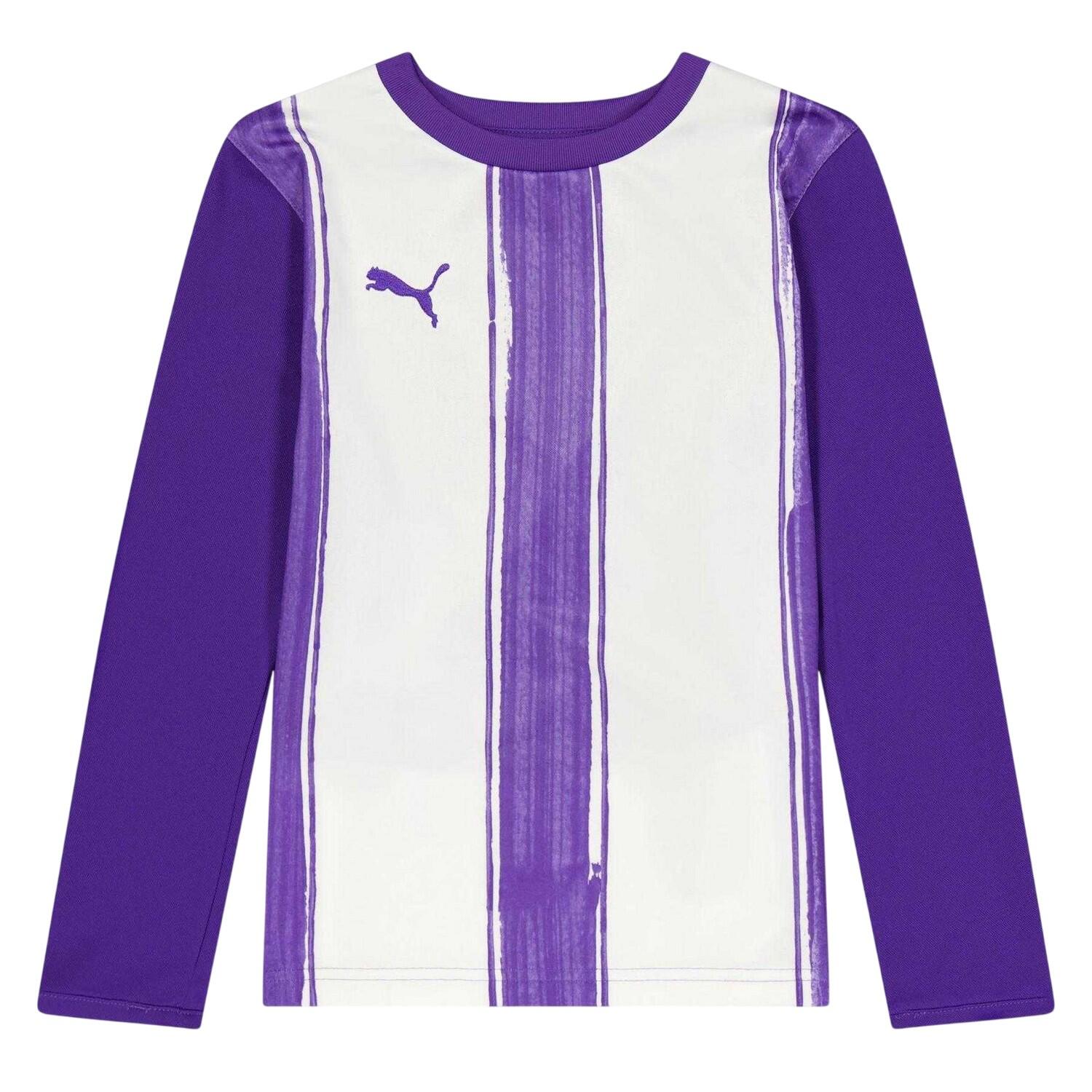 Puma Childrens/Kids Contrast Long-Sleeved Sweatshirt