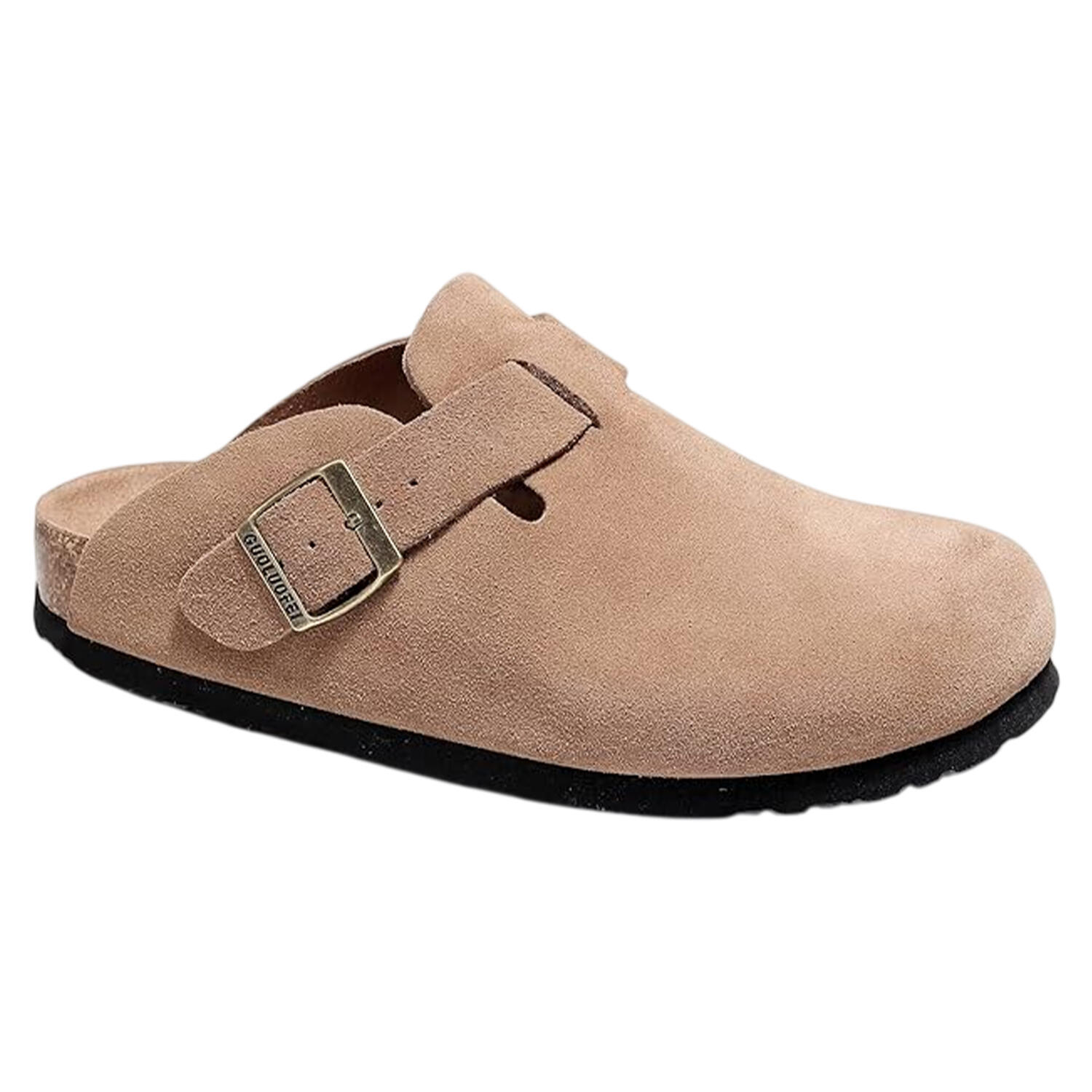 Skechers Mens Suede Flat Mule Slippers