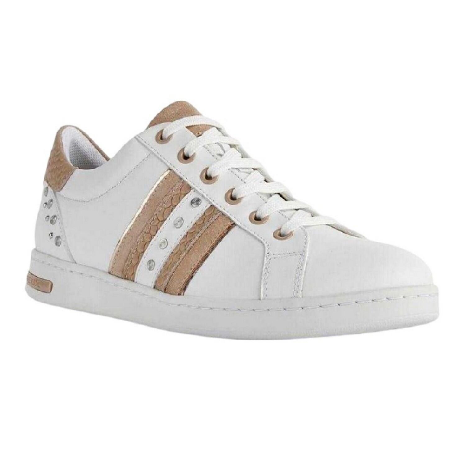 Geox Womens/Ladies Jaysen Leather Flat Trainers