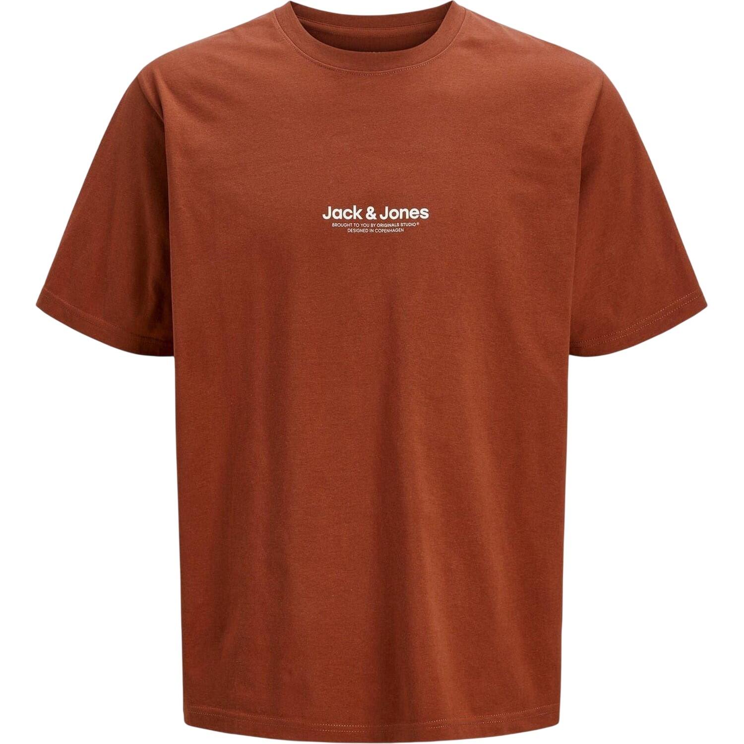 Jack And Jones Mens Logo Combed Cotton T-Shirt