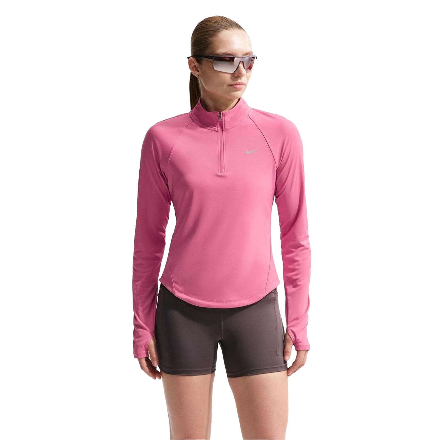 Nike Womens/Ladies Swoosh Long-Sleeved Running Top