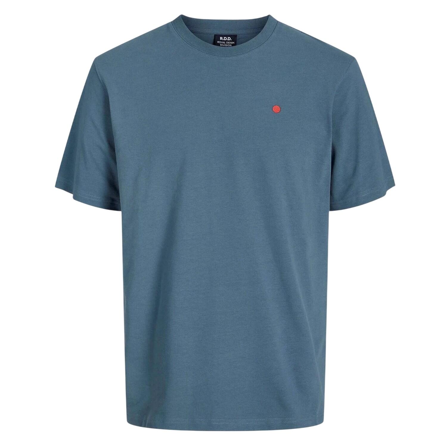 Jack And Jones Mens Royal Denim Division Embroidered T-Shirt
