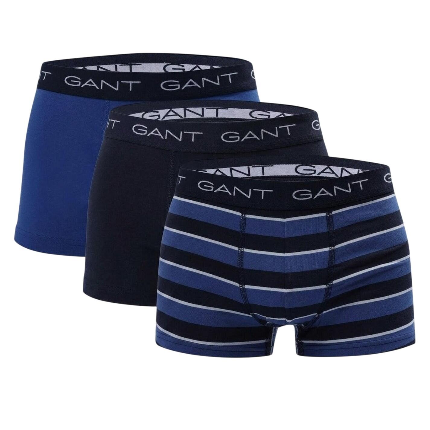 Gant Mens Striped Slim Boxer Shorts (Pack of 3)