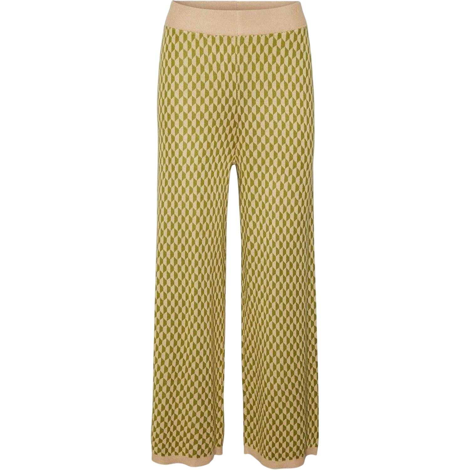 Vero Moda Womens/Ladies Urina Ribbed Geometric High Waist Trousers