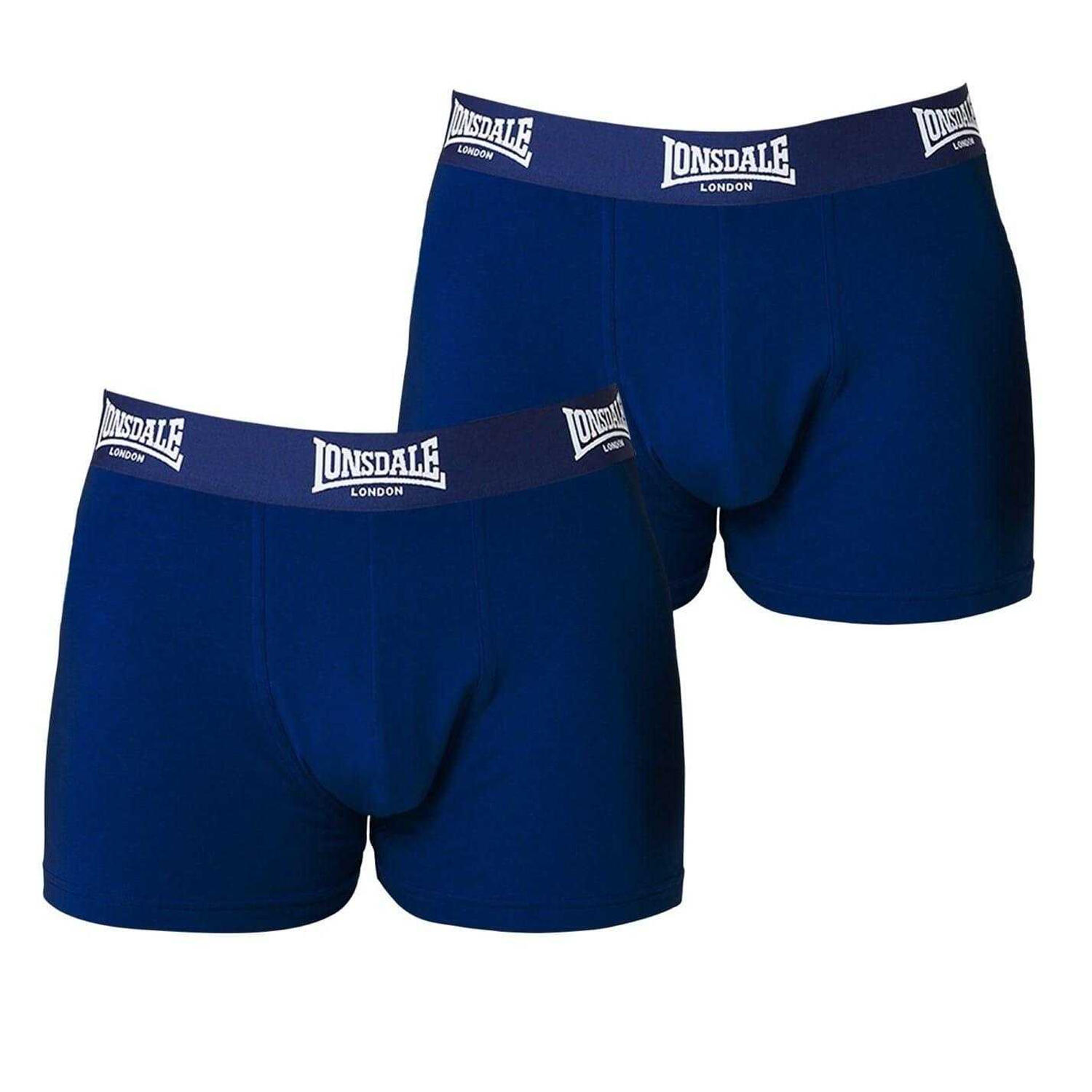 Lonsdale Mens Boxer Shorts (Pack of 2)