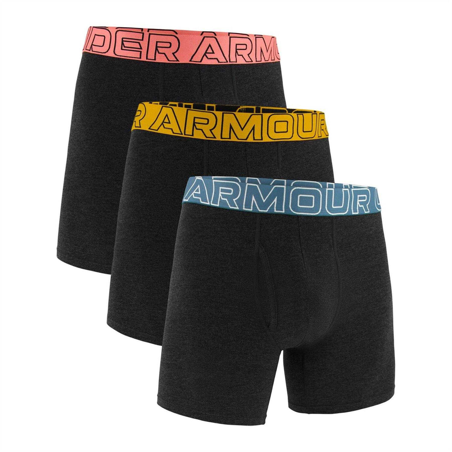 Under Armour Mens Performance Boxer Briefs (Pack of 3)