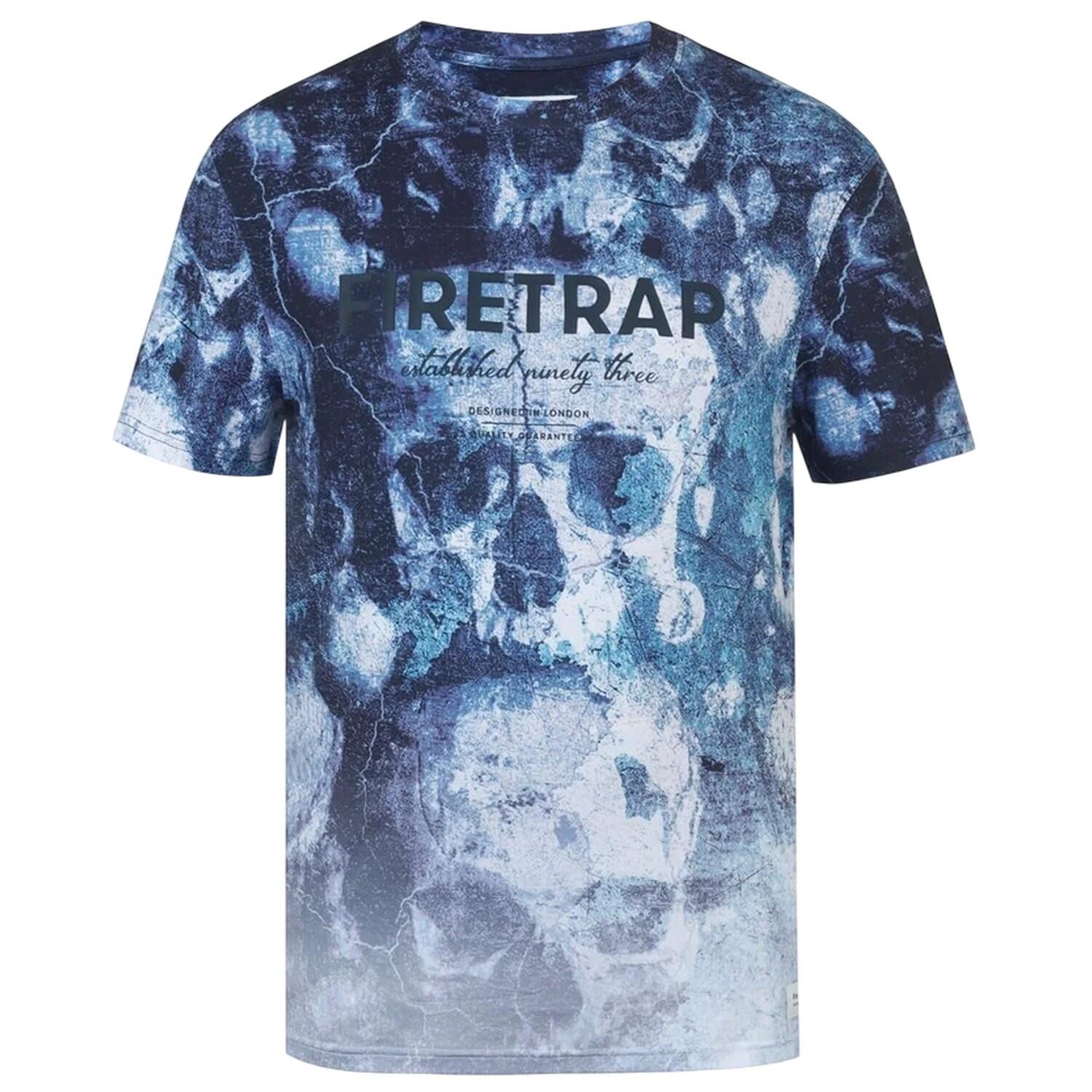 Firetrap Mens Sub Skulls T-Shirt