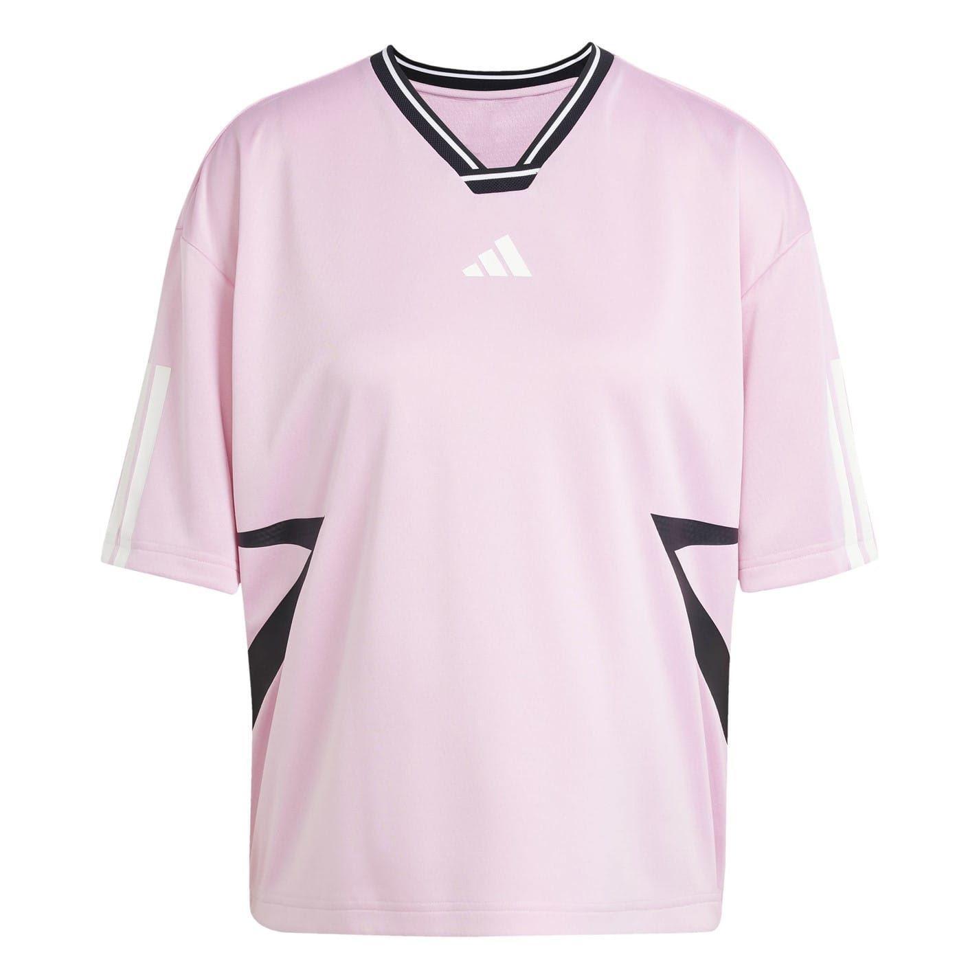 Adidas Womens/Ladies Tiro 3 Stripes Boyfriend T-Shirt