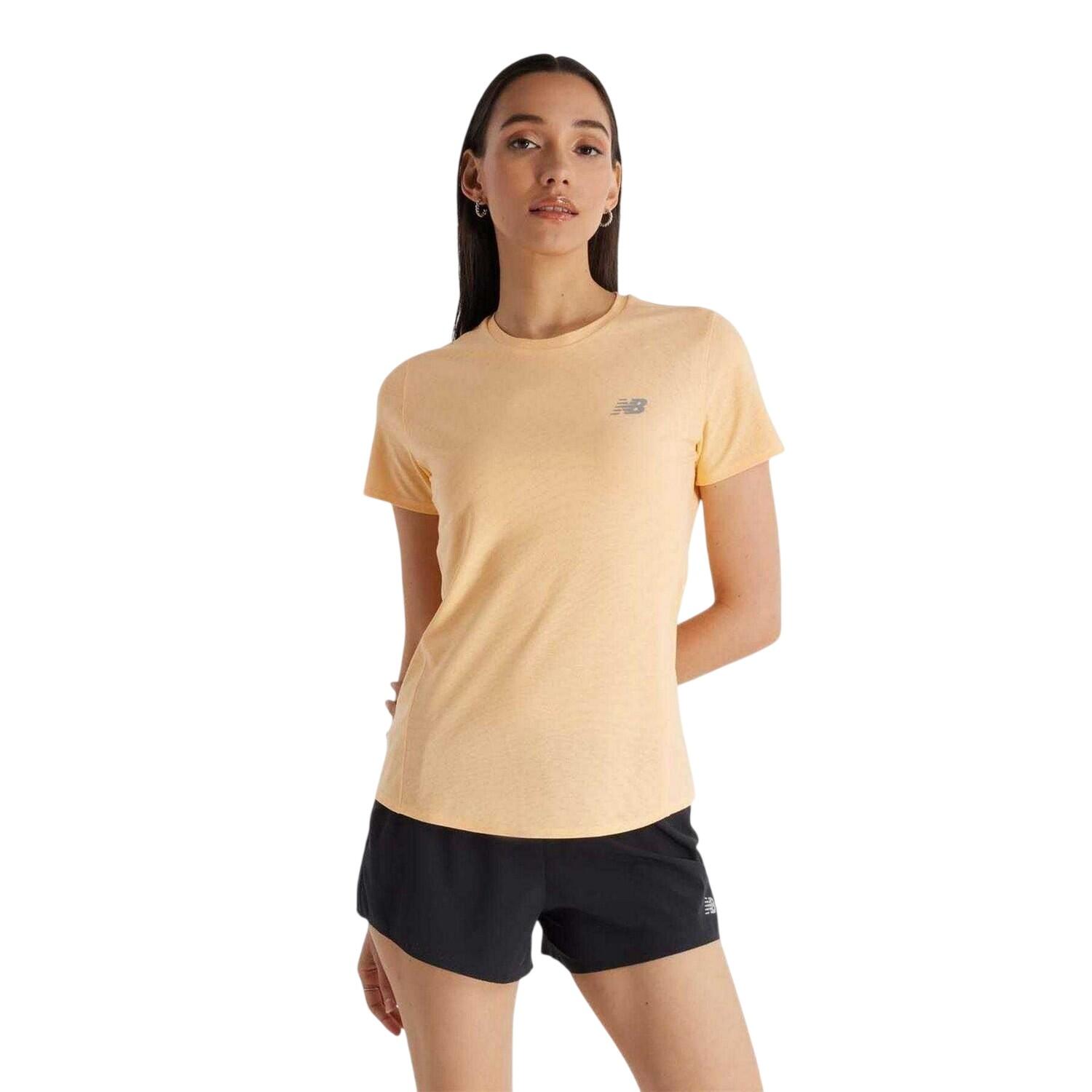 New Balance Womens/Ladies Logo Recycled Slim T-Shirt