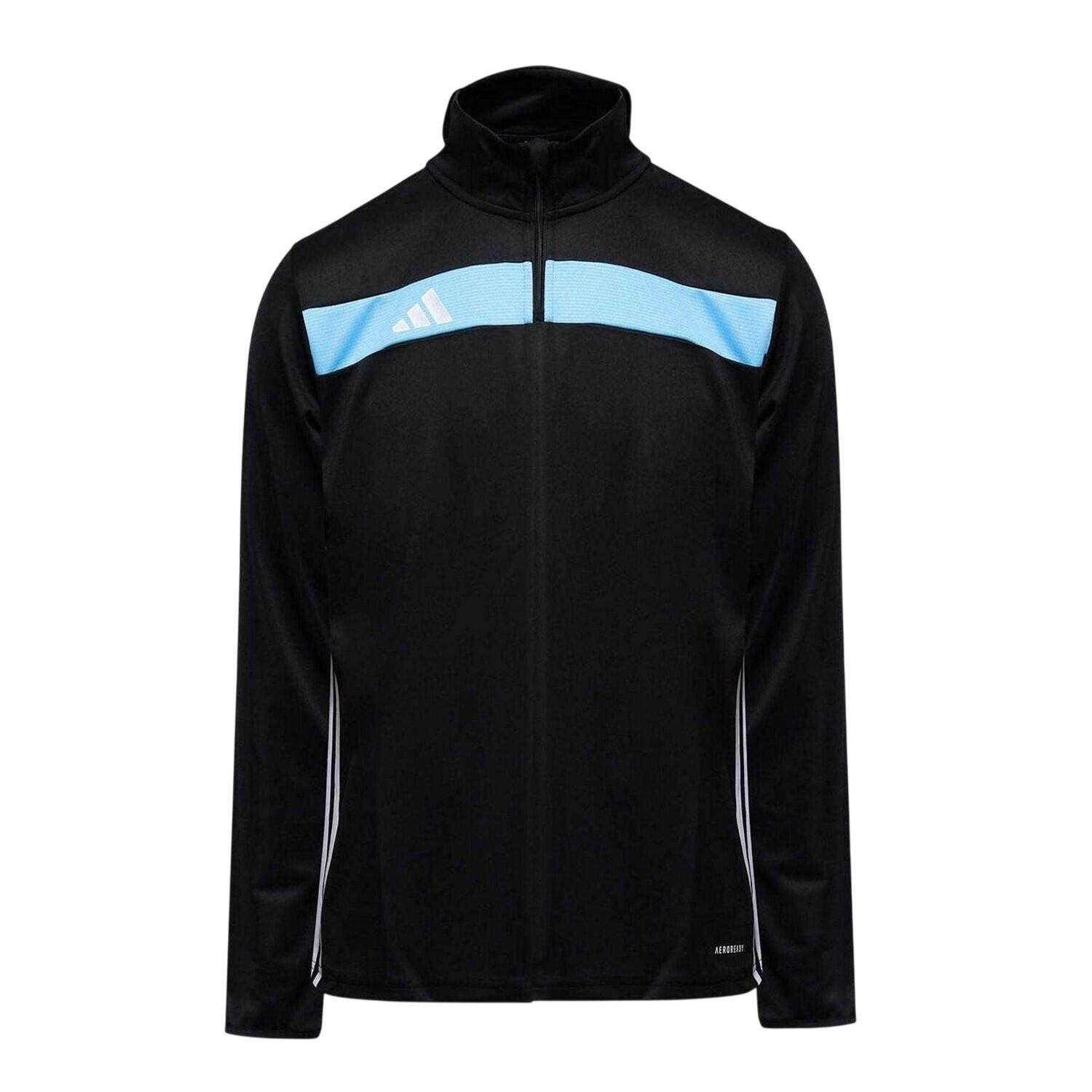 Adidas Mens Tiro 25 Essentials Quarter Zip Slim Training Top