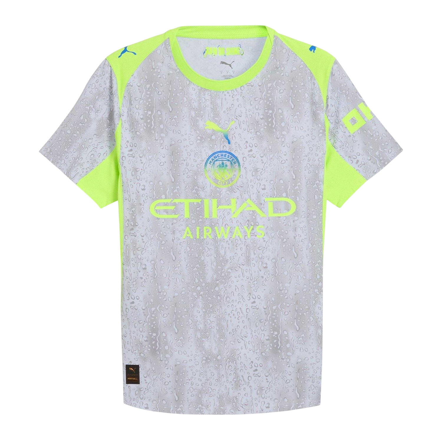 Puma Mens Authentic 25/26 Manchester City FC Third Jersey