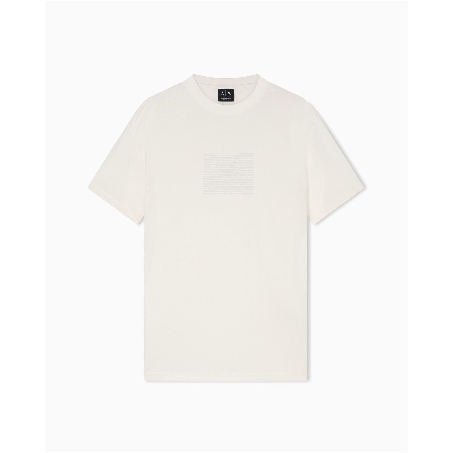 Armani Exchange Mens All-Over Print Logo T-Shirt
