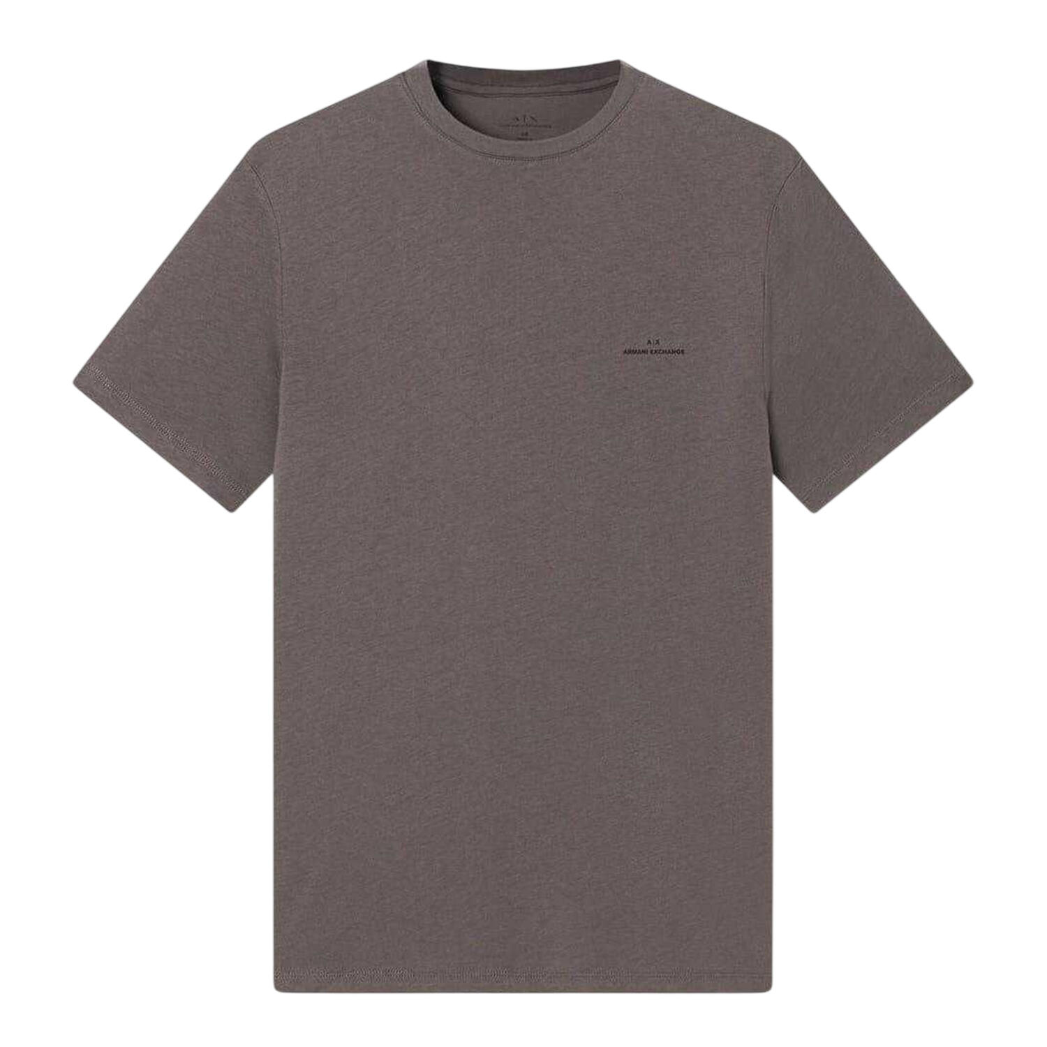 Armani Exchange Mens Logo Embossed Regular T-Shirt