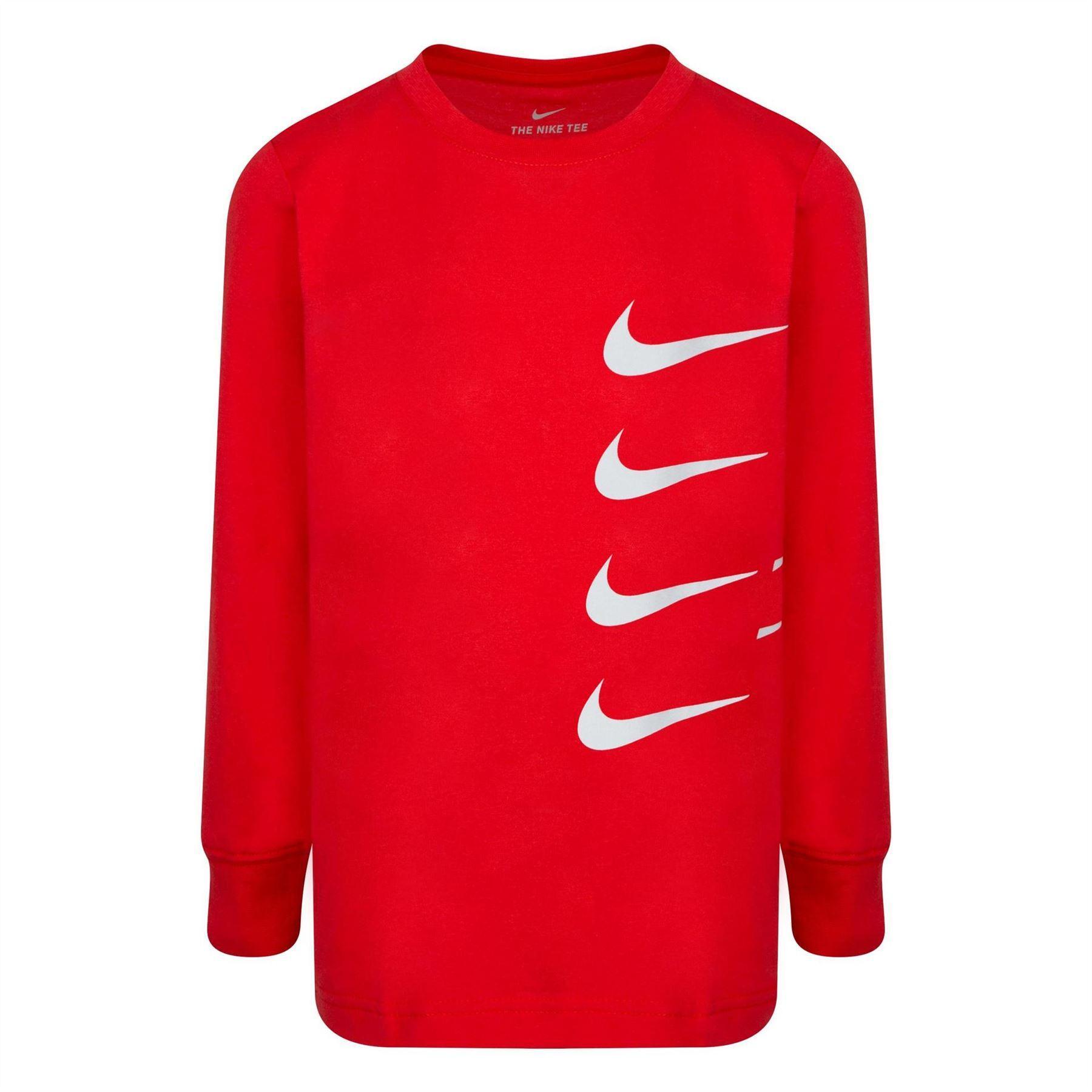 Nike Childrens/Kids Swoosh Long-Sleeved T-Shirt