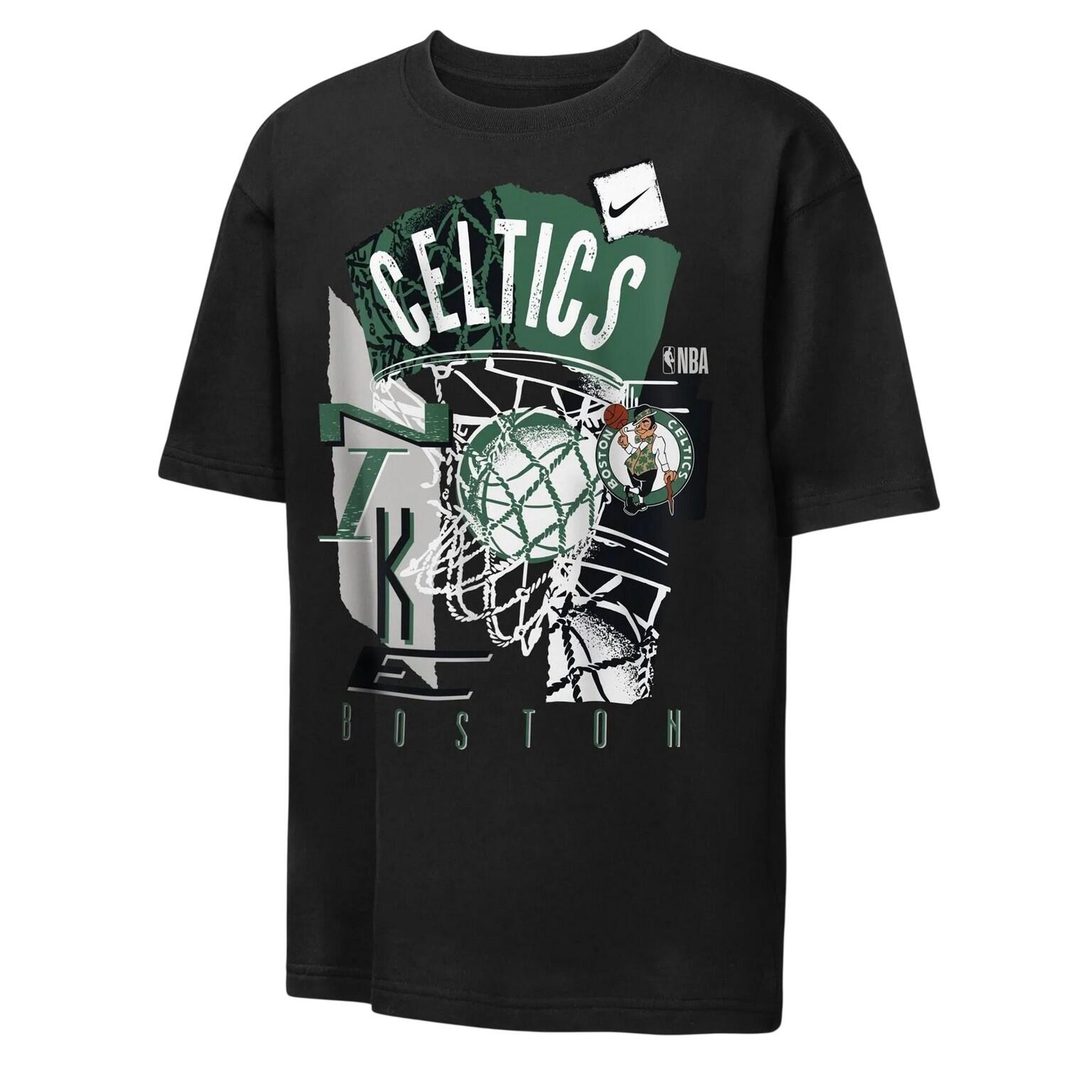 Boston Celtics Childrens/Kids Graphic Print T-Shirt