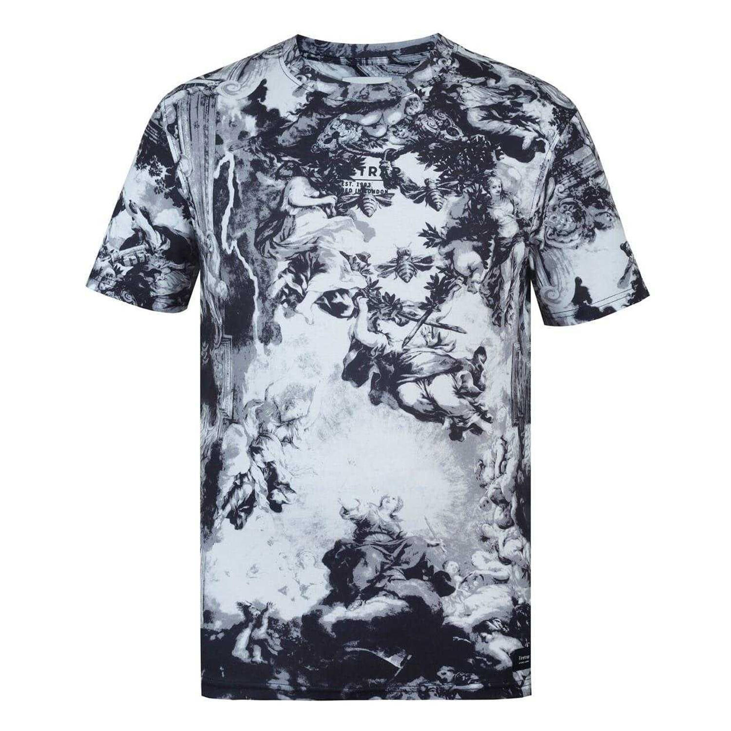 Firetrap Mens Sub All-Over Print T-Shirt