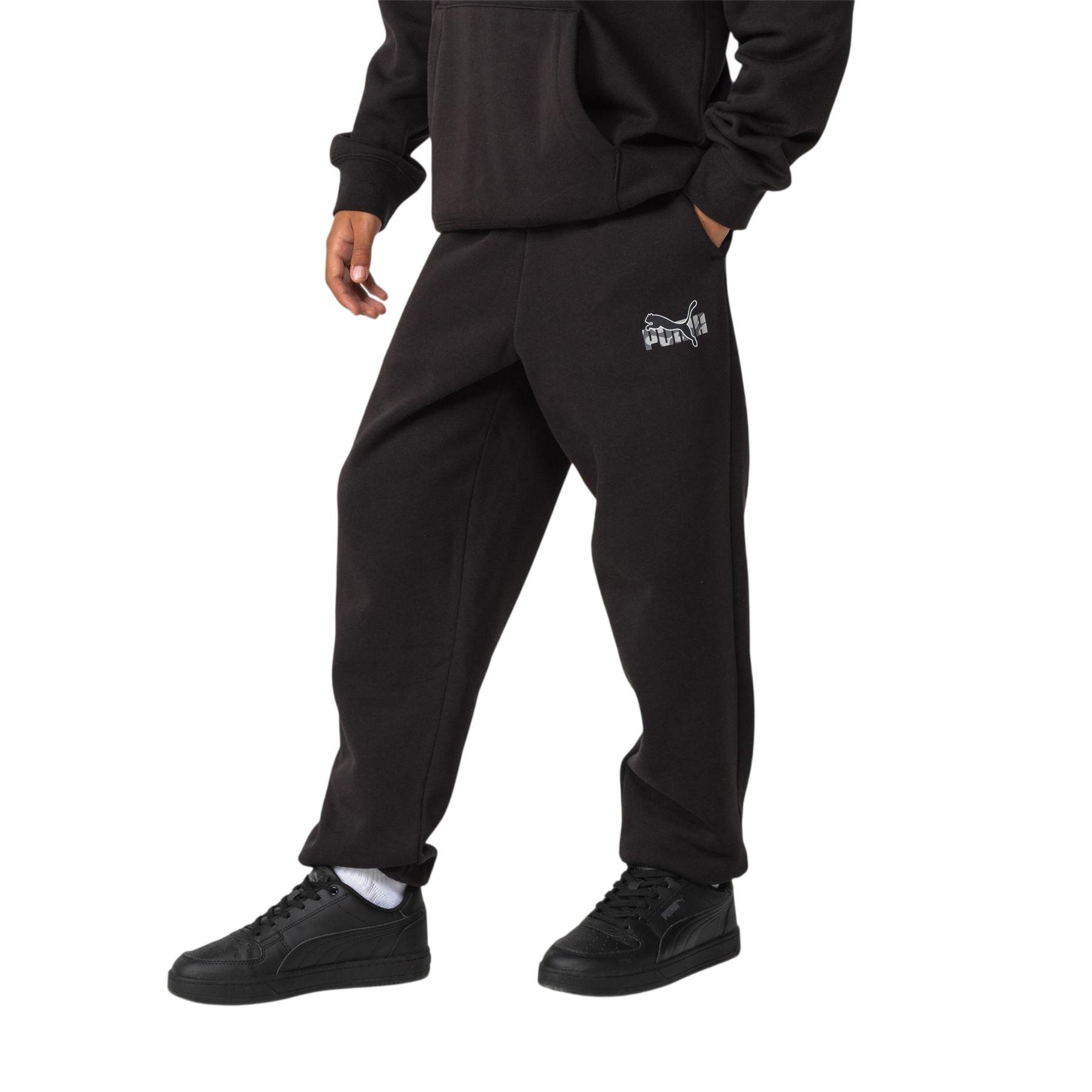 Puma Childrens/Kids Fleece Logo Sweatpants