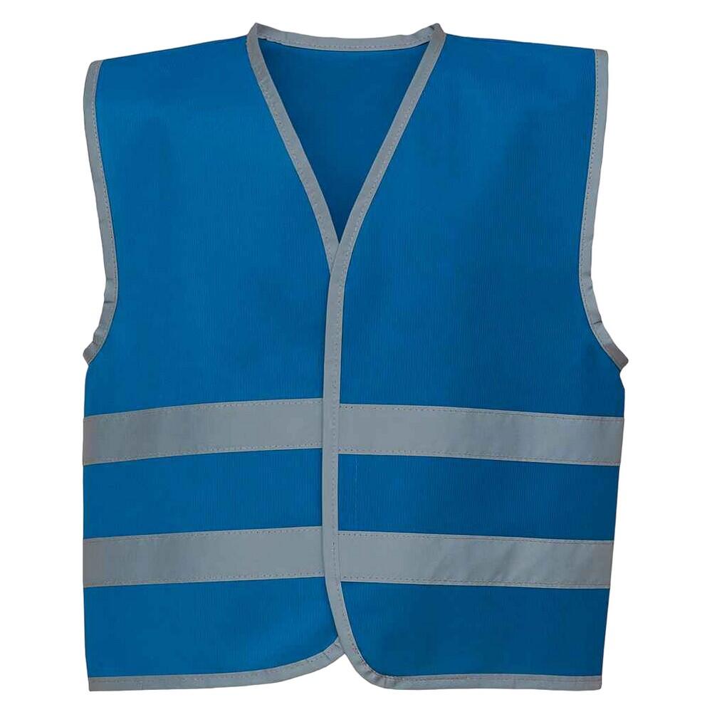 Yoko Childrens/Kids Hi-Vis Two Band Waistcoat