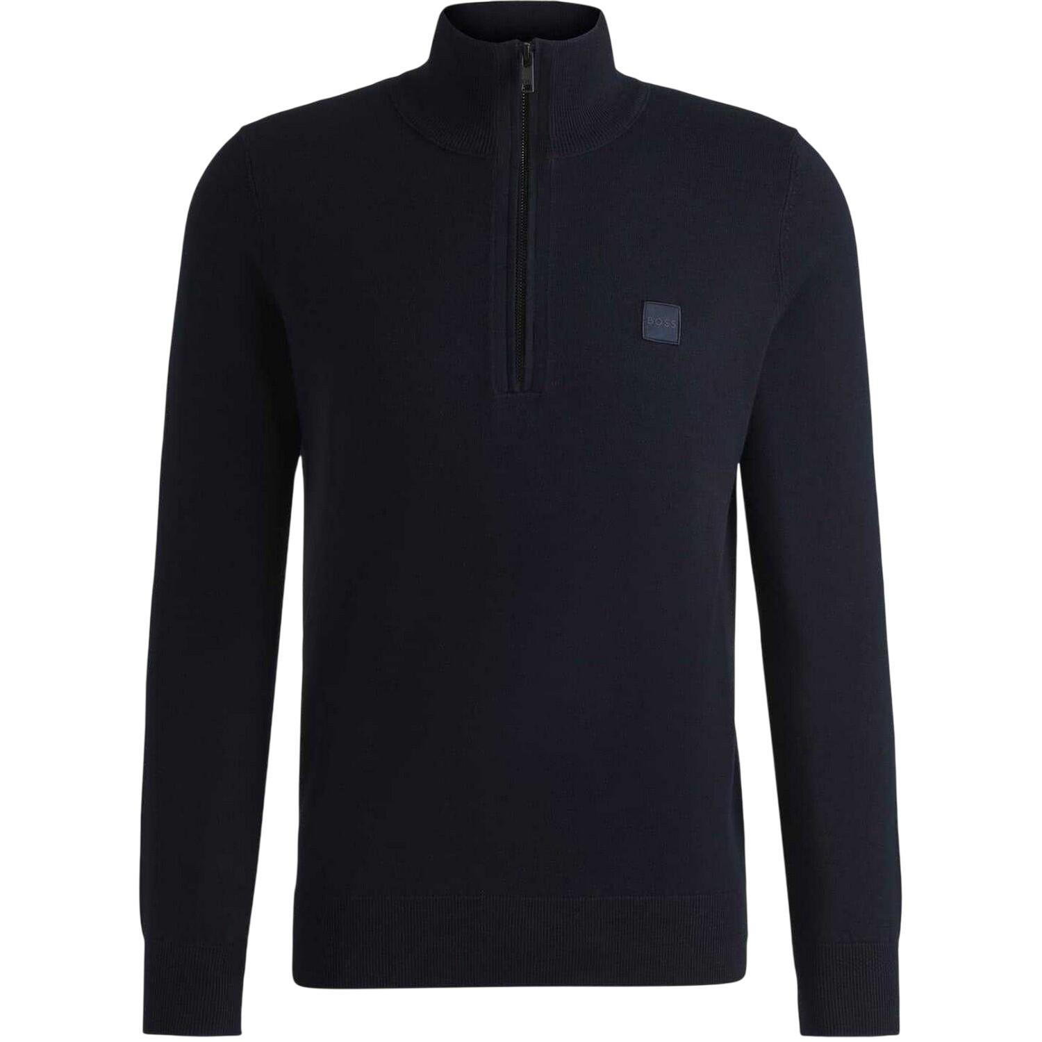 Boss Mens Kanobix Quarter Zip Jumper