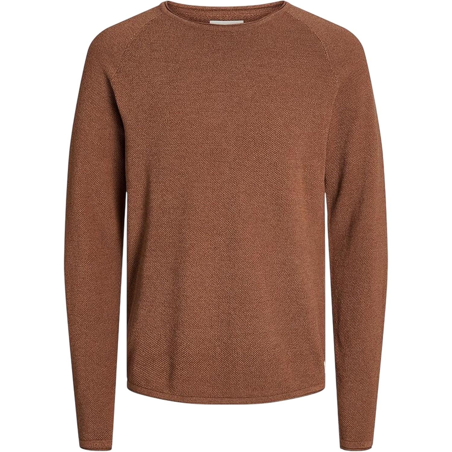 Jack And Jones Mens Textured Regular Raglan Jumper