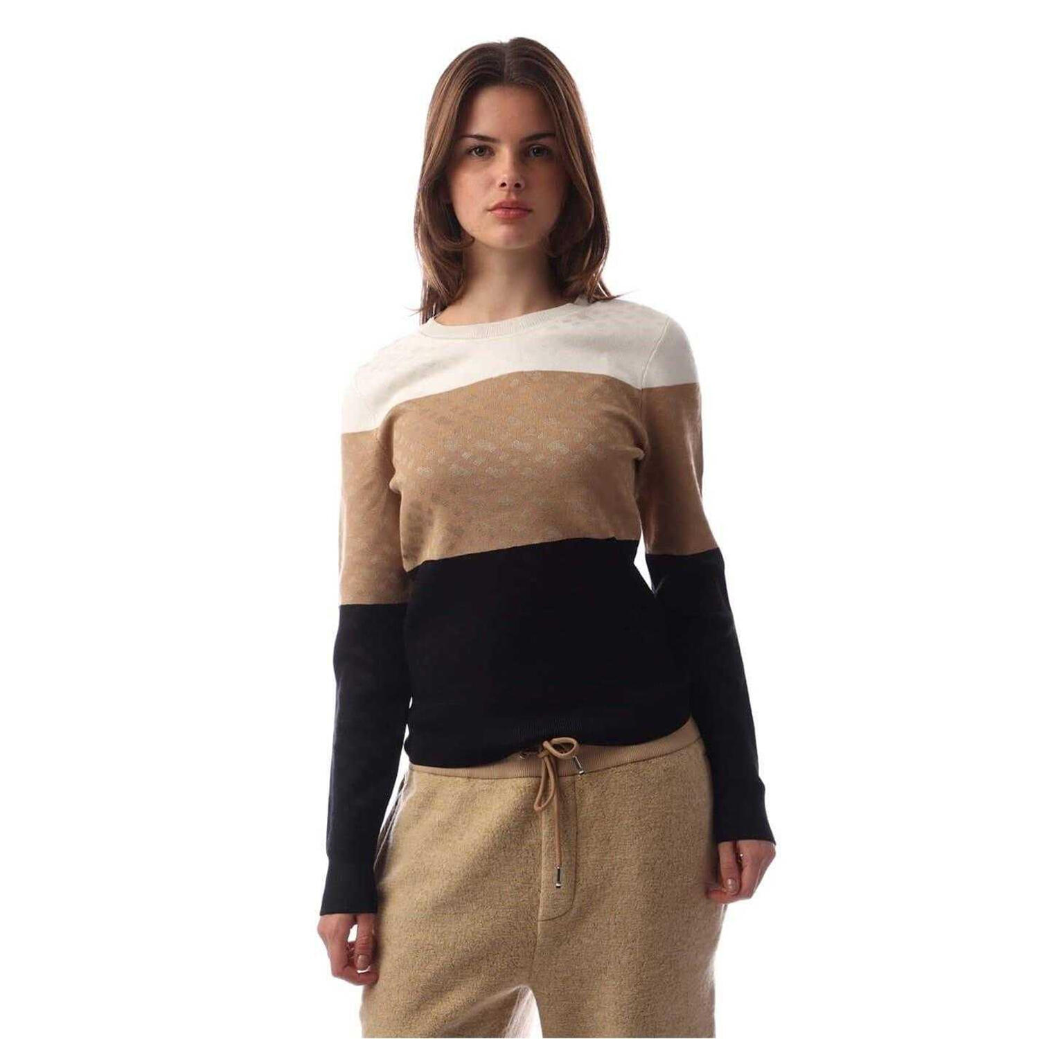 Boss Womens/Ladies Fireria Colour Block Crew Neck Sweatshirt