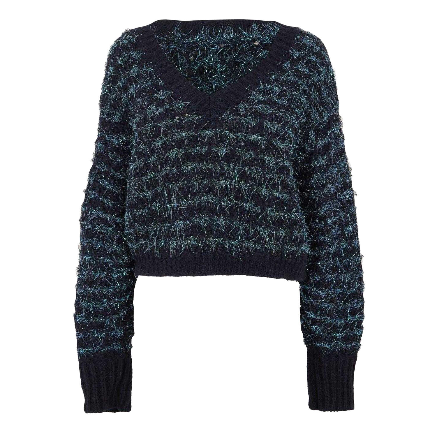 Boss Womens/Ladies Metallic Thread Regular Long-Sleeved Sweater Top