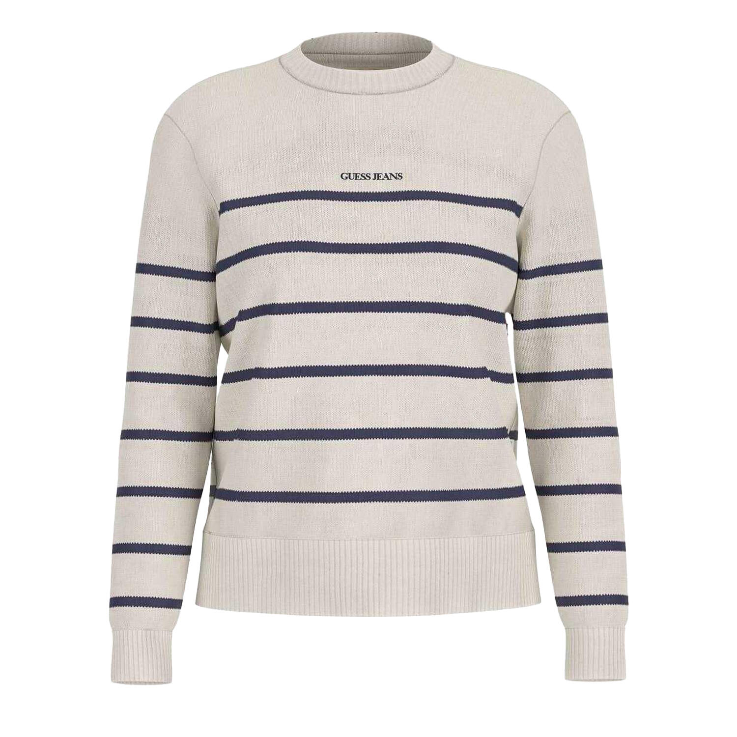 Guess Unisex Adult Striped Regular Sweater Top