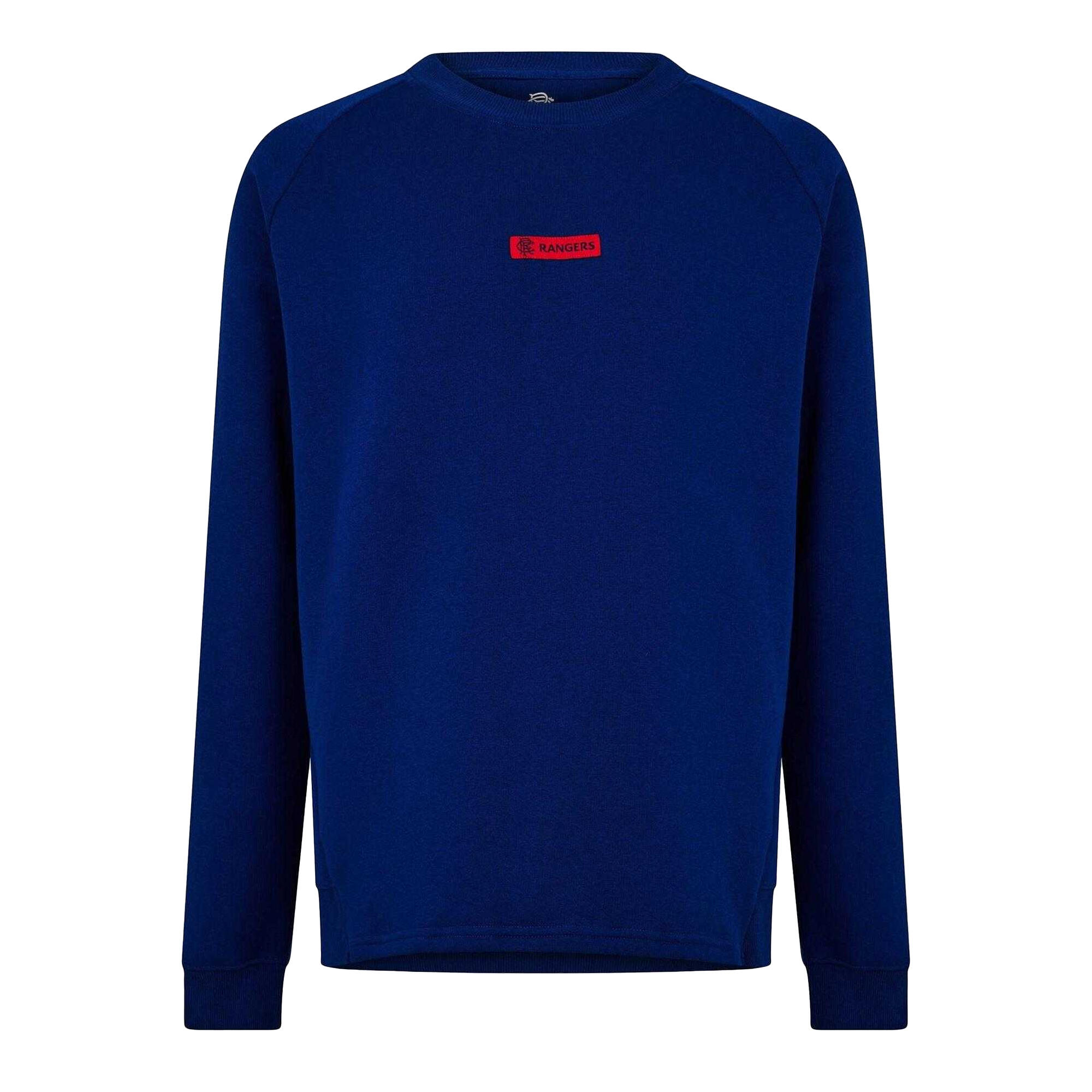 Castore Mens Rangers FC Raglan Sweatshirt
