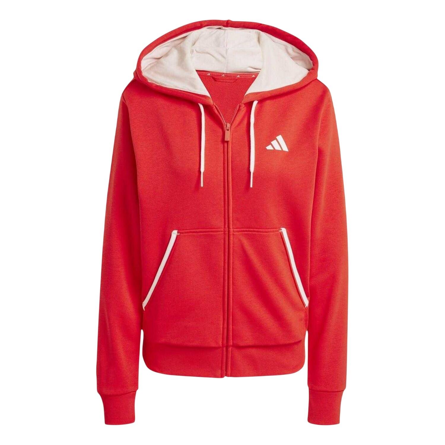 Adidas Womens/Ladies Essential French Terry Full Zip Hoodie