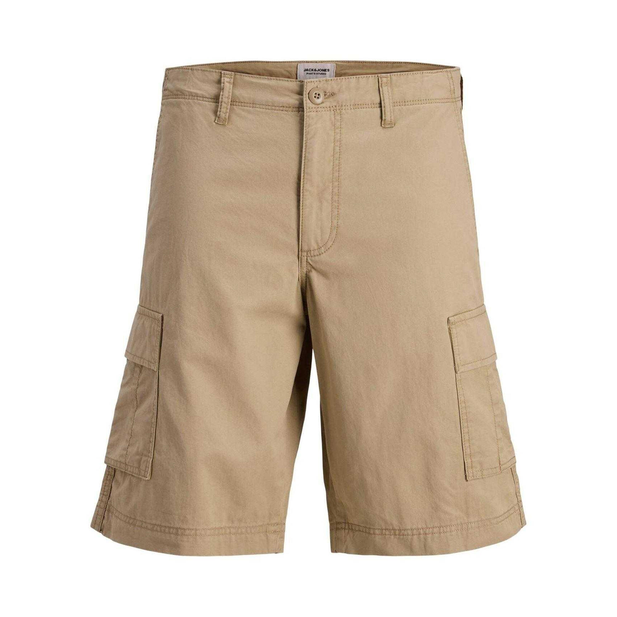 Jack And Jones Mens Cotton Blend Tailored Cargo Shorts