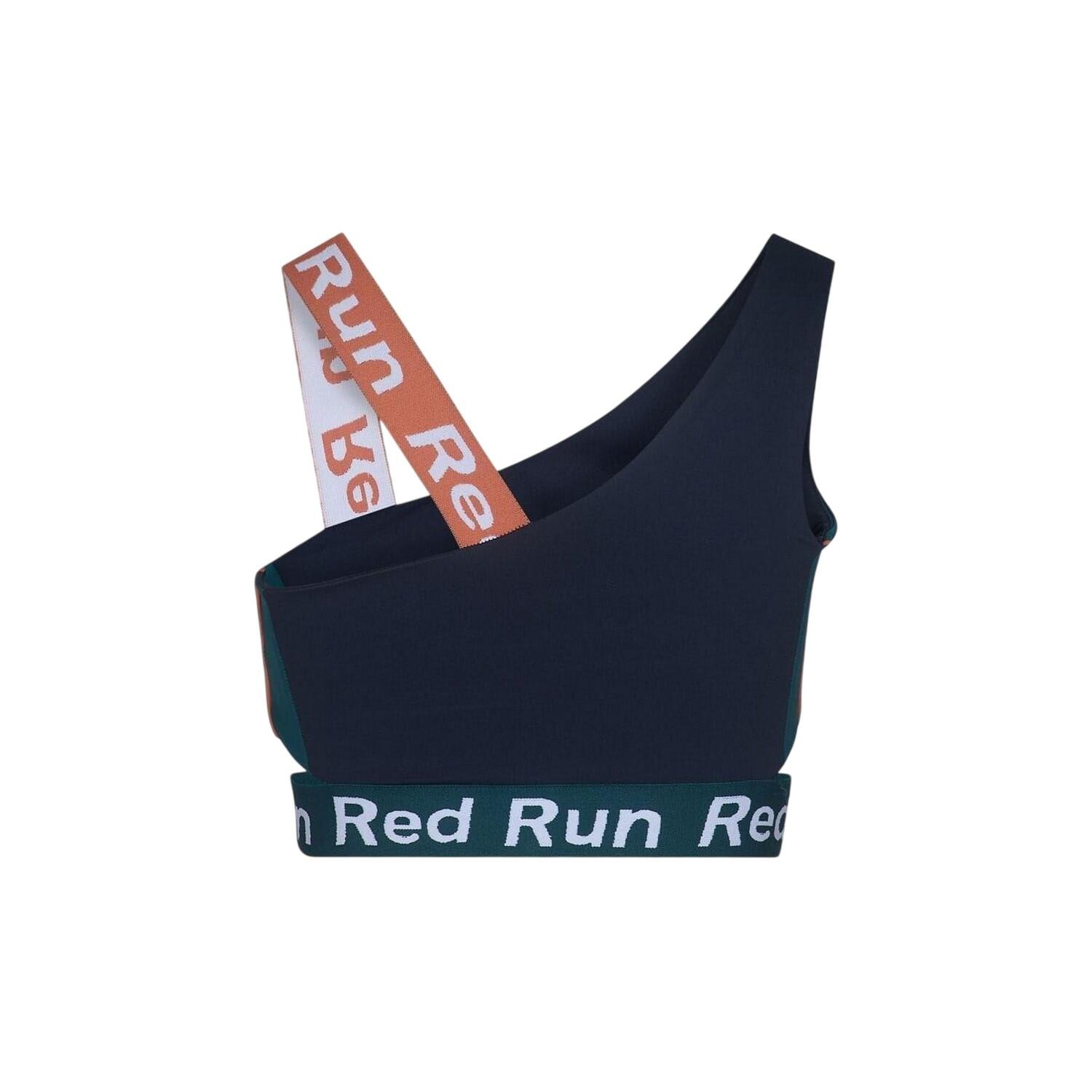 Red Run Womens/Ladies Colour Block Sports Bra