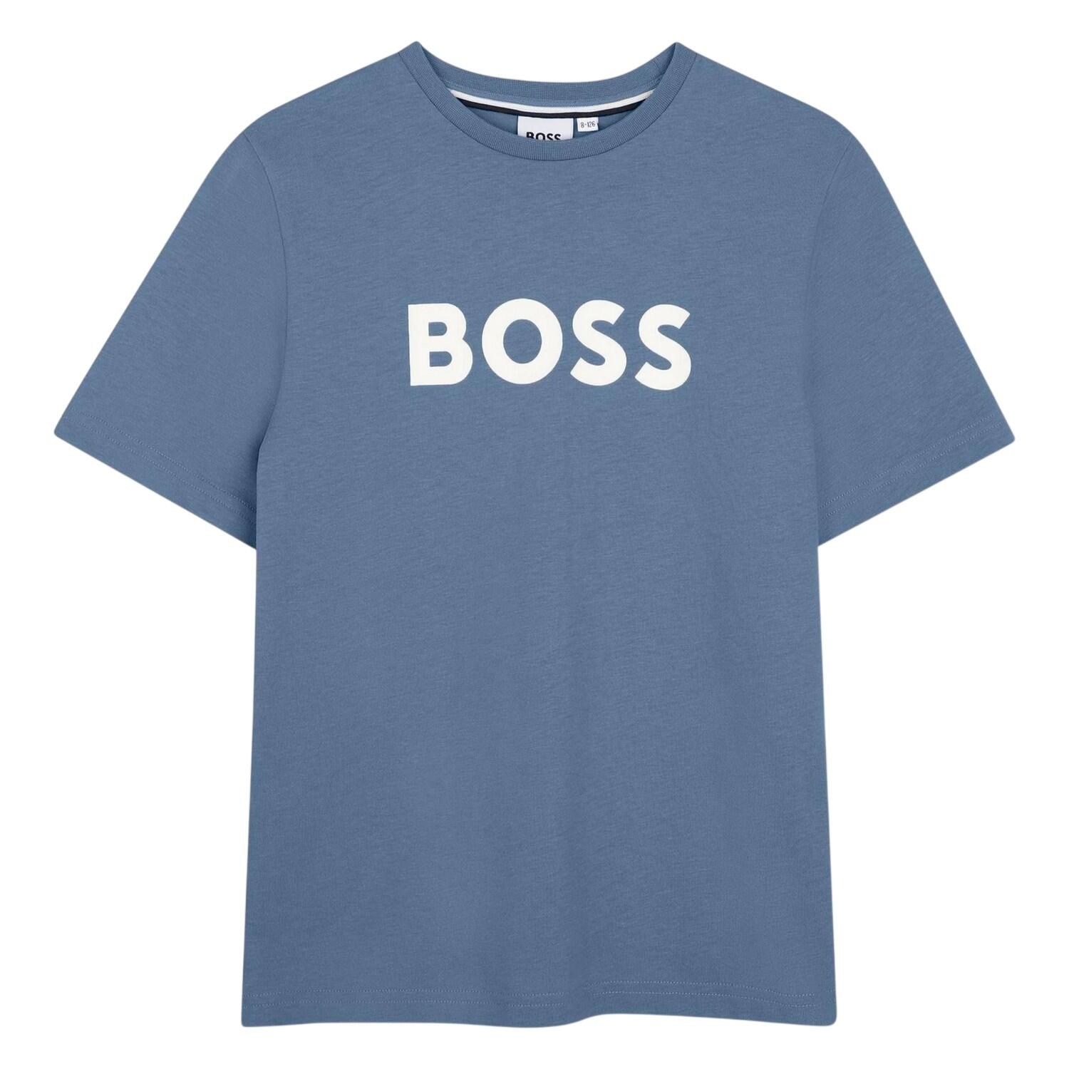 Boss Boys Logo 3D Regular Short-Sleeved T-Shirt