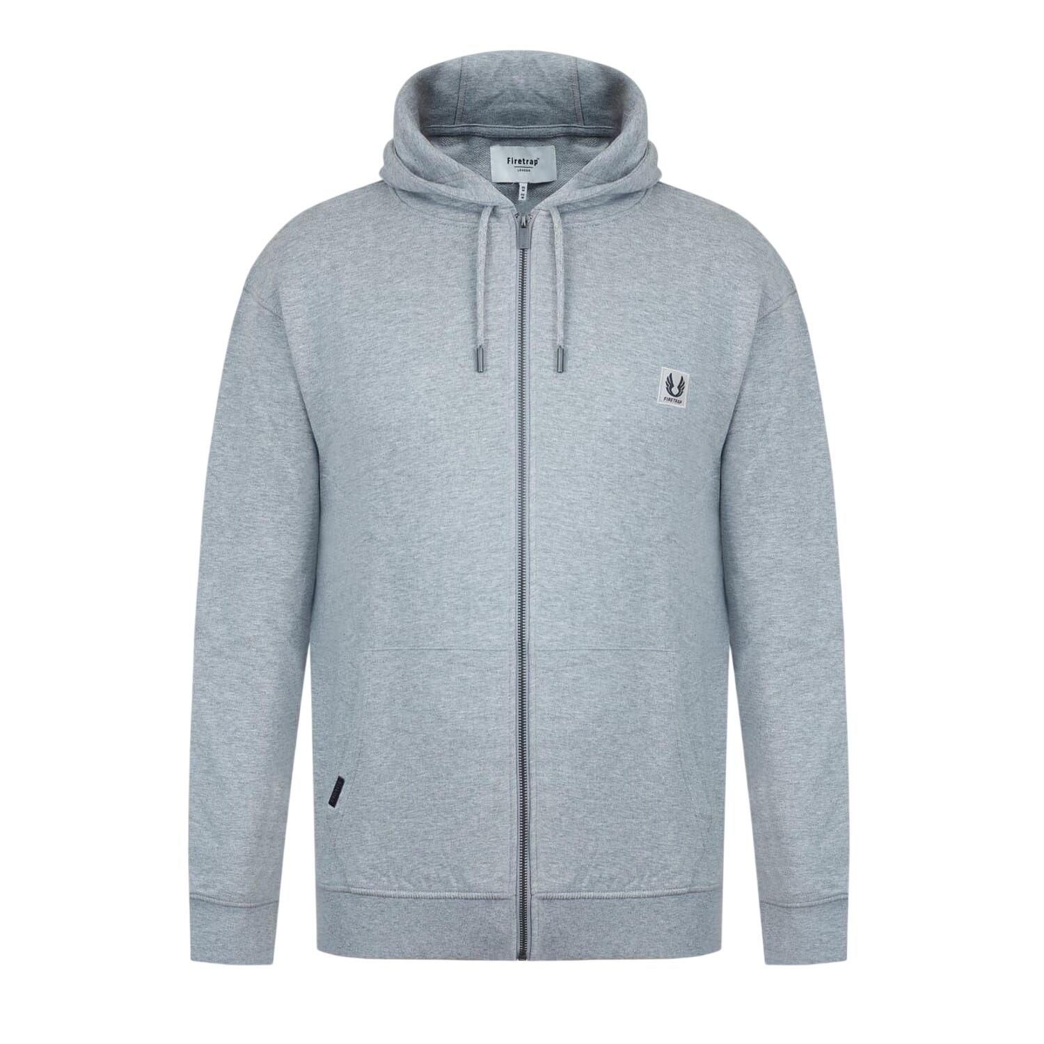 Firetrap Mens Logo Full Zip Hoodie
