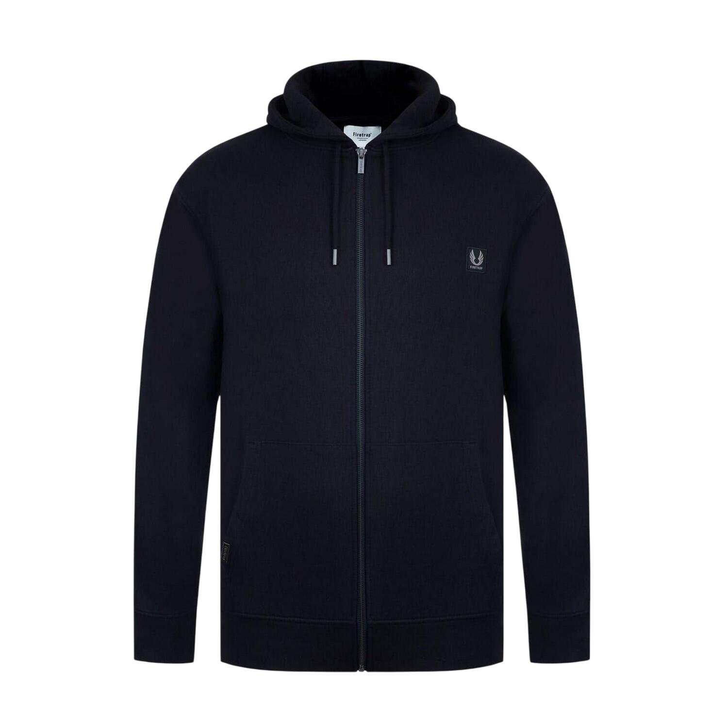 Firetrap Mens Logo Full Zip Hoodie
