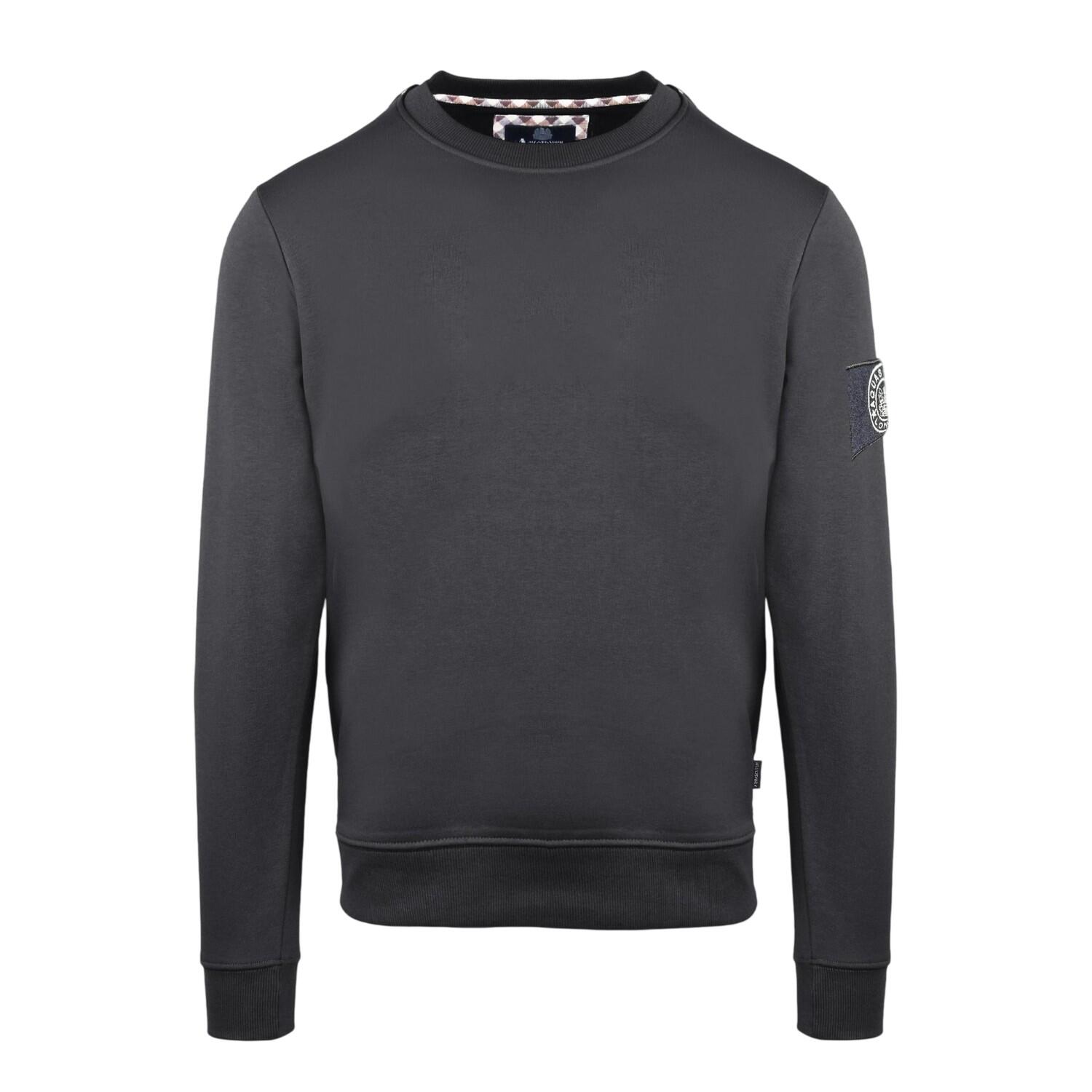 Aquascutum Mens Patch Sweatshirt