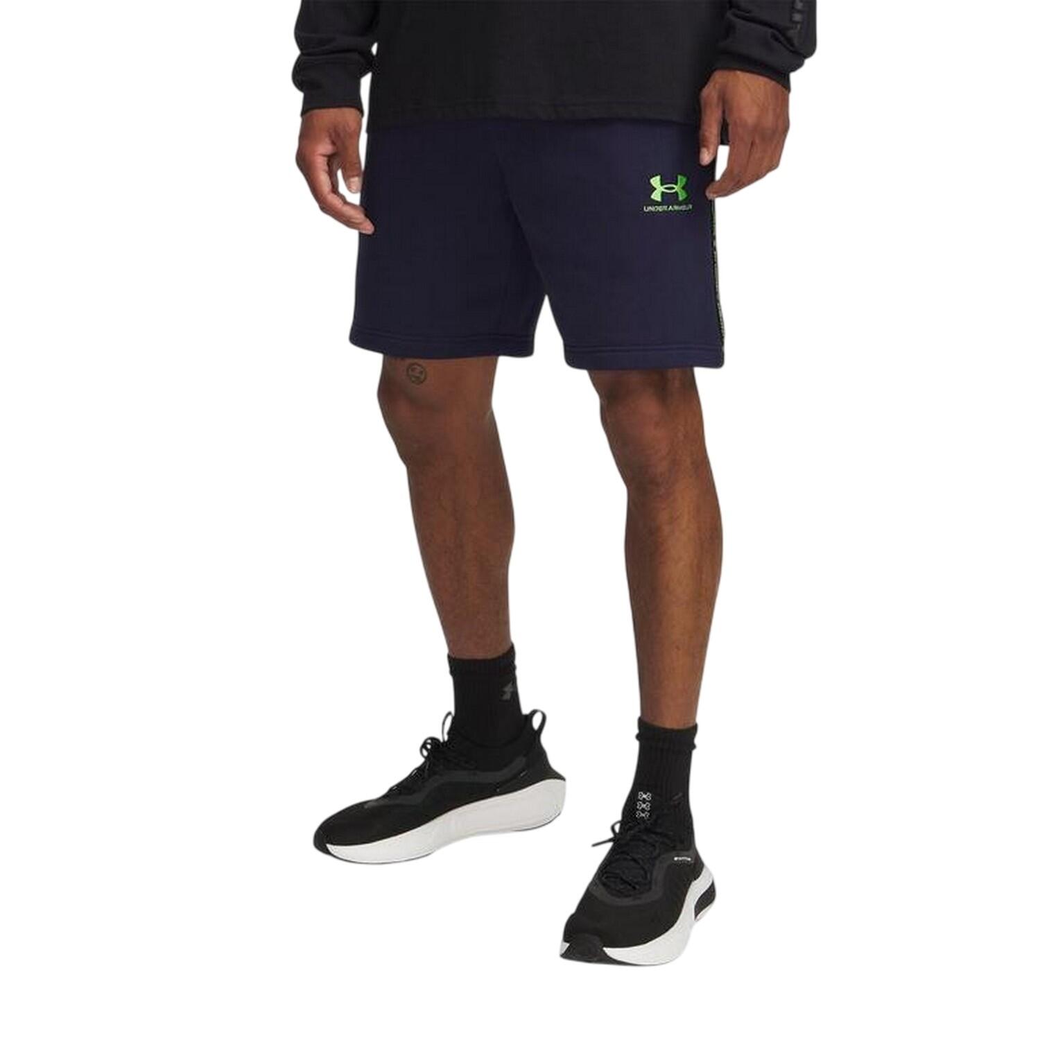 Under Armour Mens Icon Fleece Taped Sweat Shorts