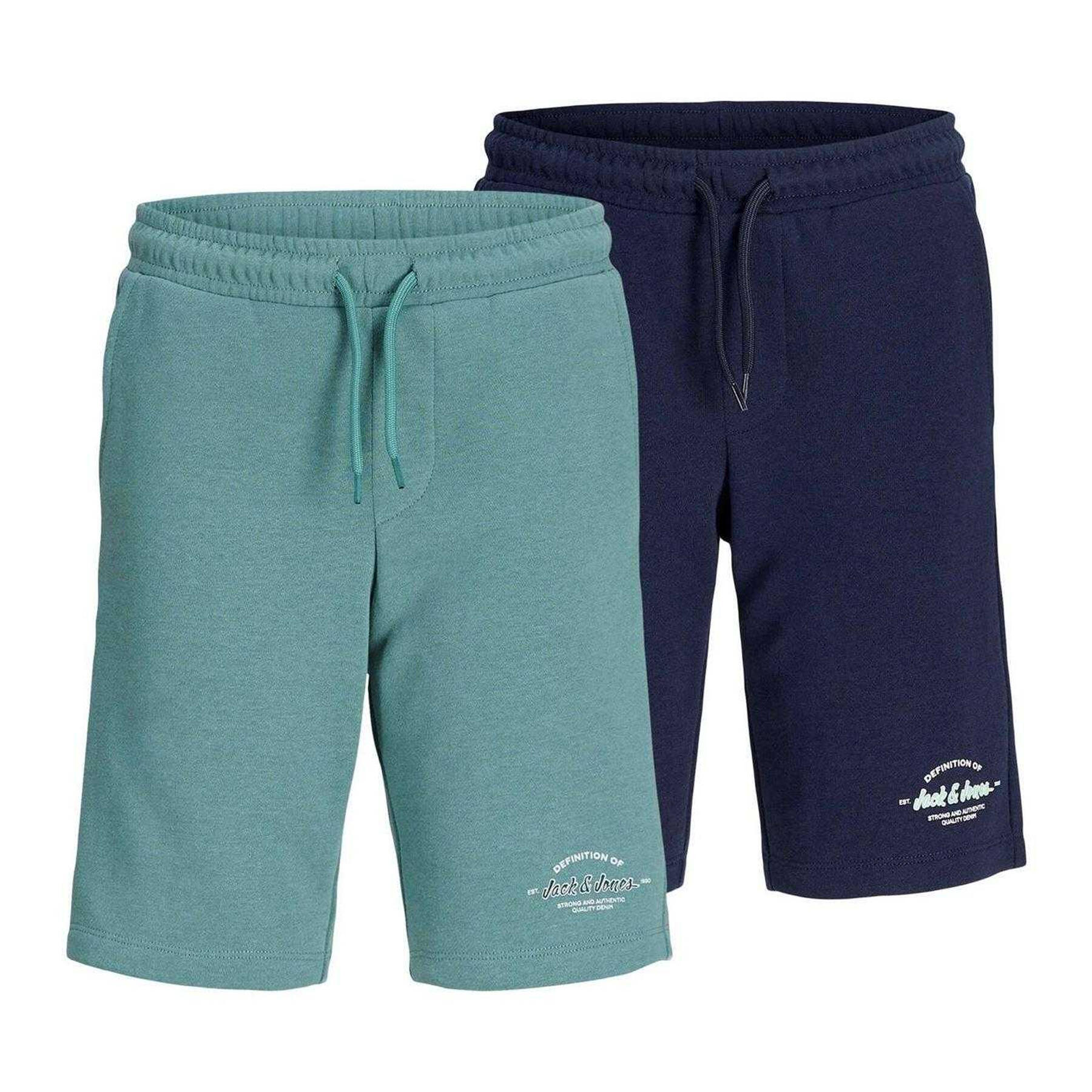 Jack And Jones Boys Fleece Shorts (Pack of 2)