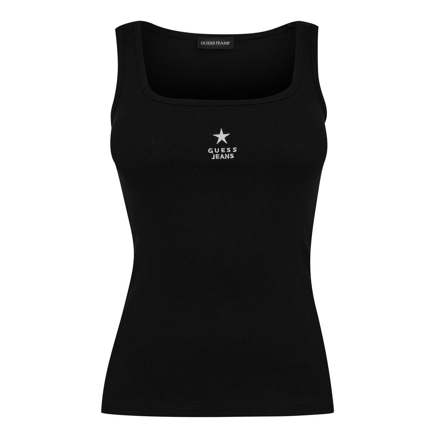 Guess Womens/Ladies Star Embroidered Tank Top