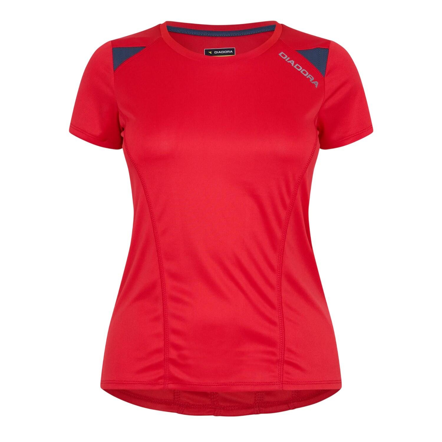 Diadora Womens/Ladies Logo Mesh Panel T-Shirt