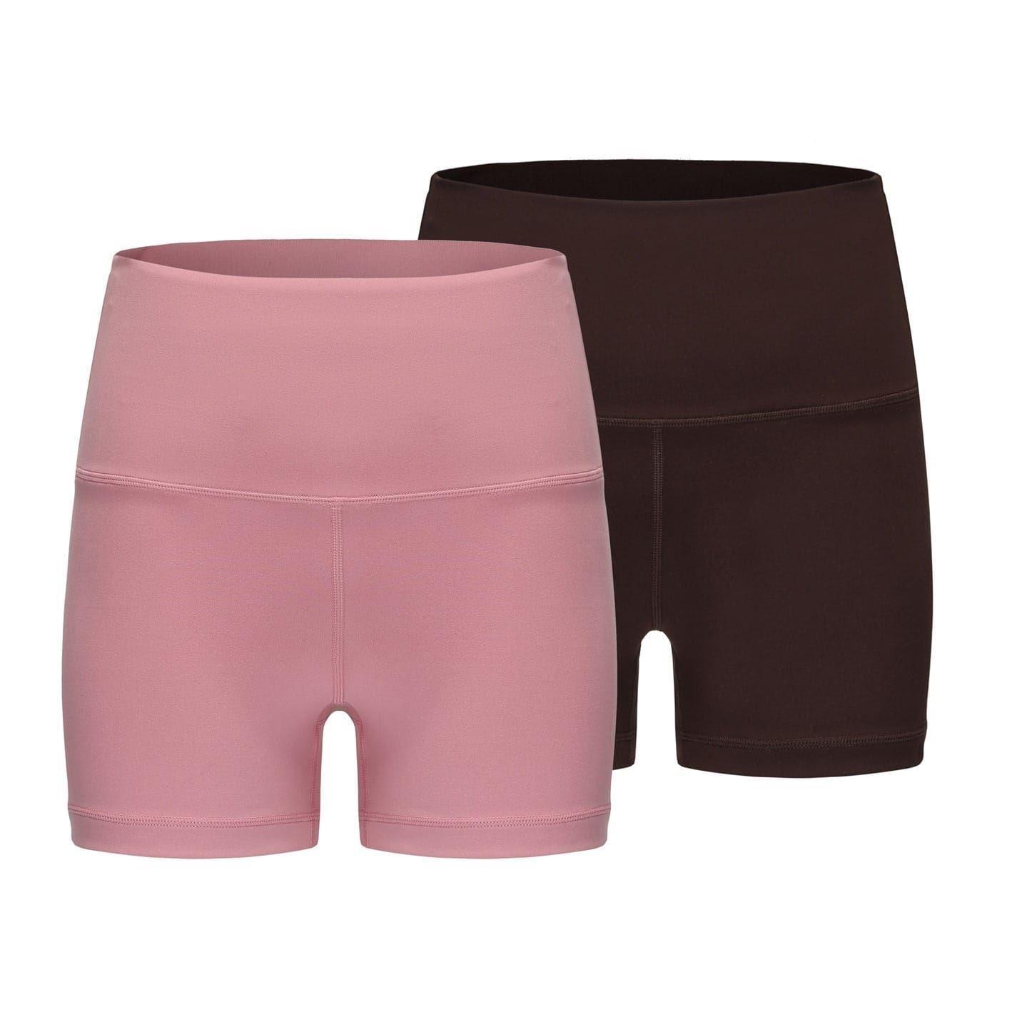 Slazenger Womens/Ladies Snug Fit Yoga Shorts (Pack of 2)