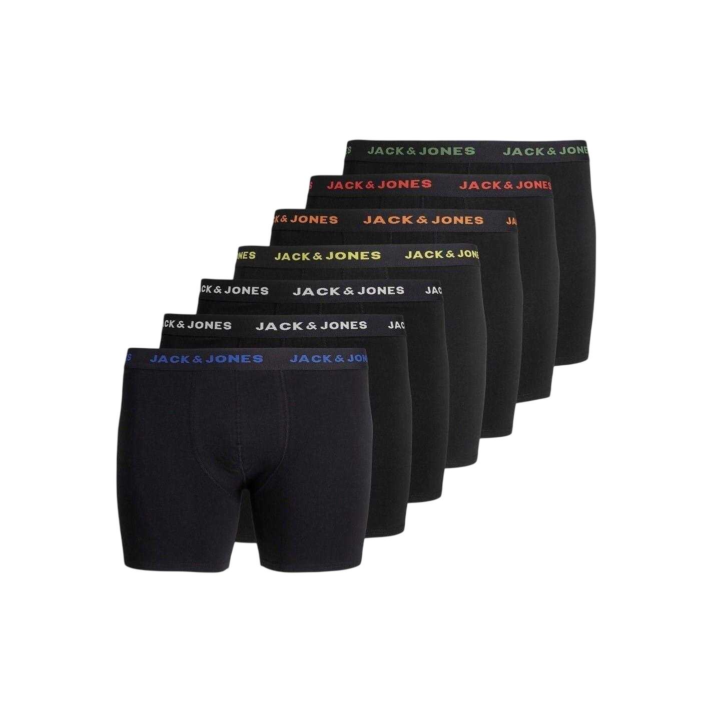 Jack And Jones Mens Basic Plus Boxer Briefs (Pack of 7)