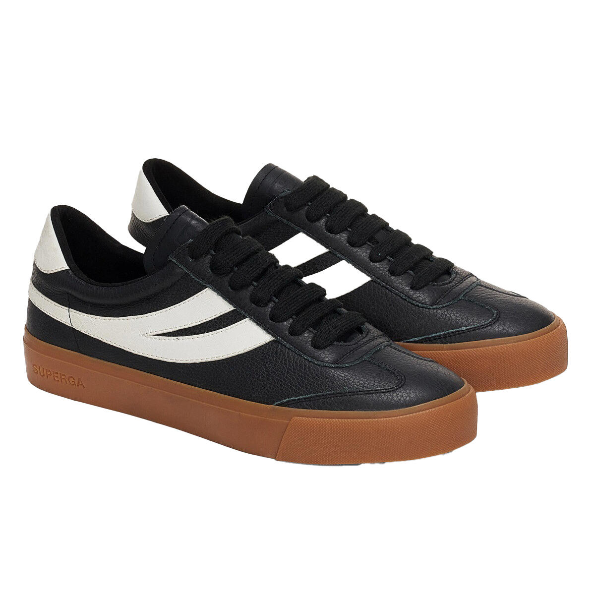 Superga Unisex Adult 4834 Club S Swallow Contrast Detail Vegan Leather Trainers