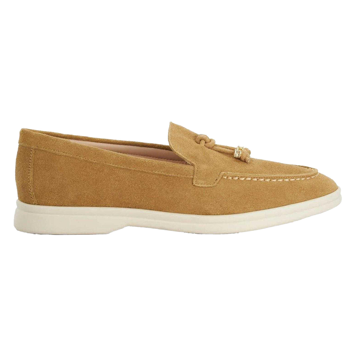 Dune London Womens/Ladies Gasil Suede Tassel Flat Loafers