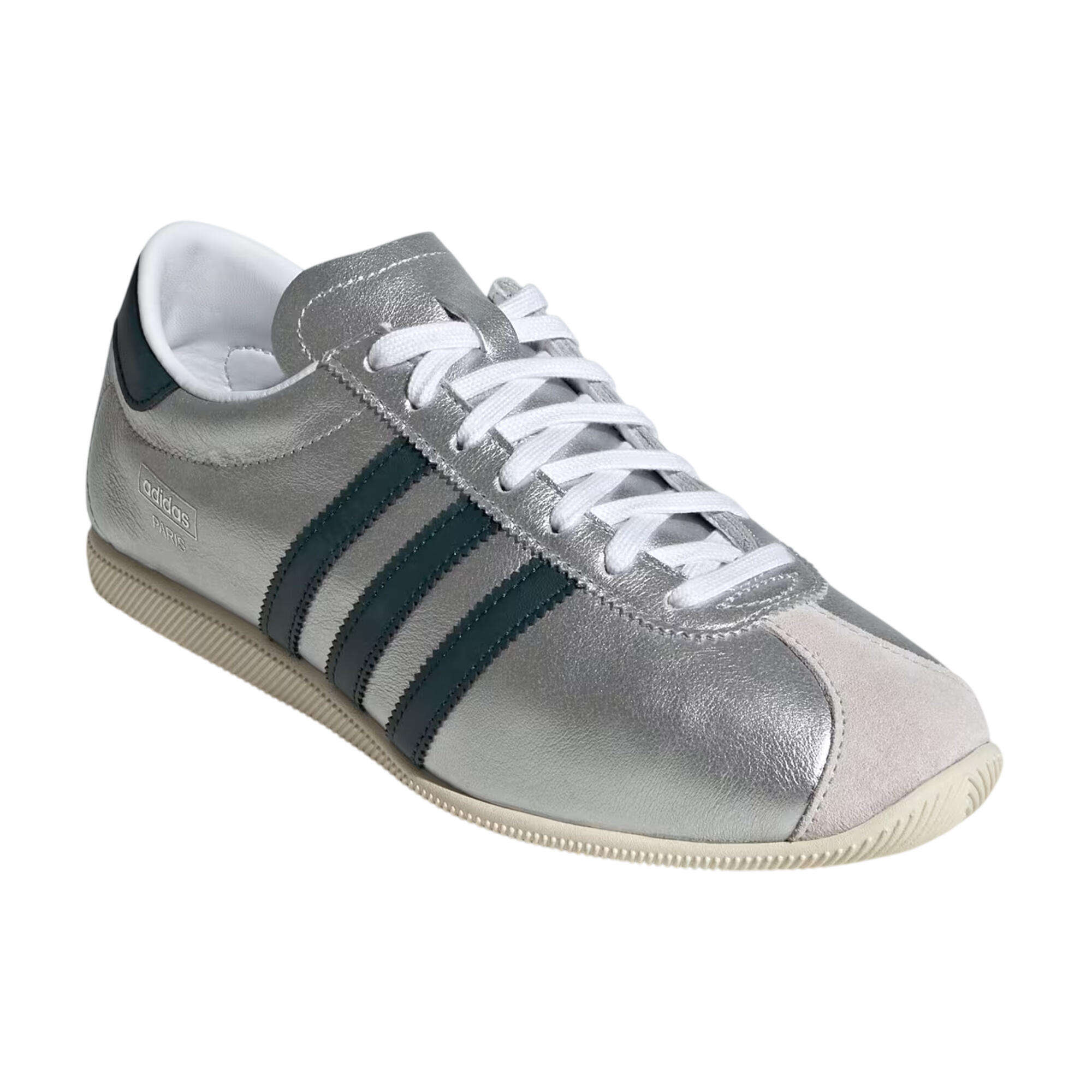 Adidas Womens/Ladies Paris 3 Stripes Leather Trainers