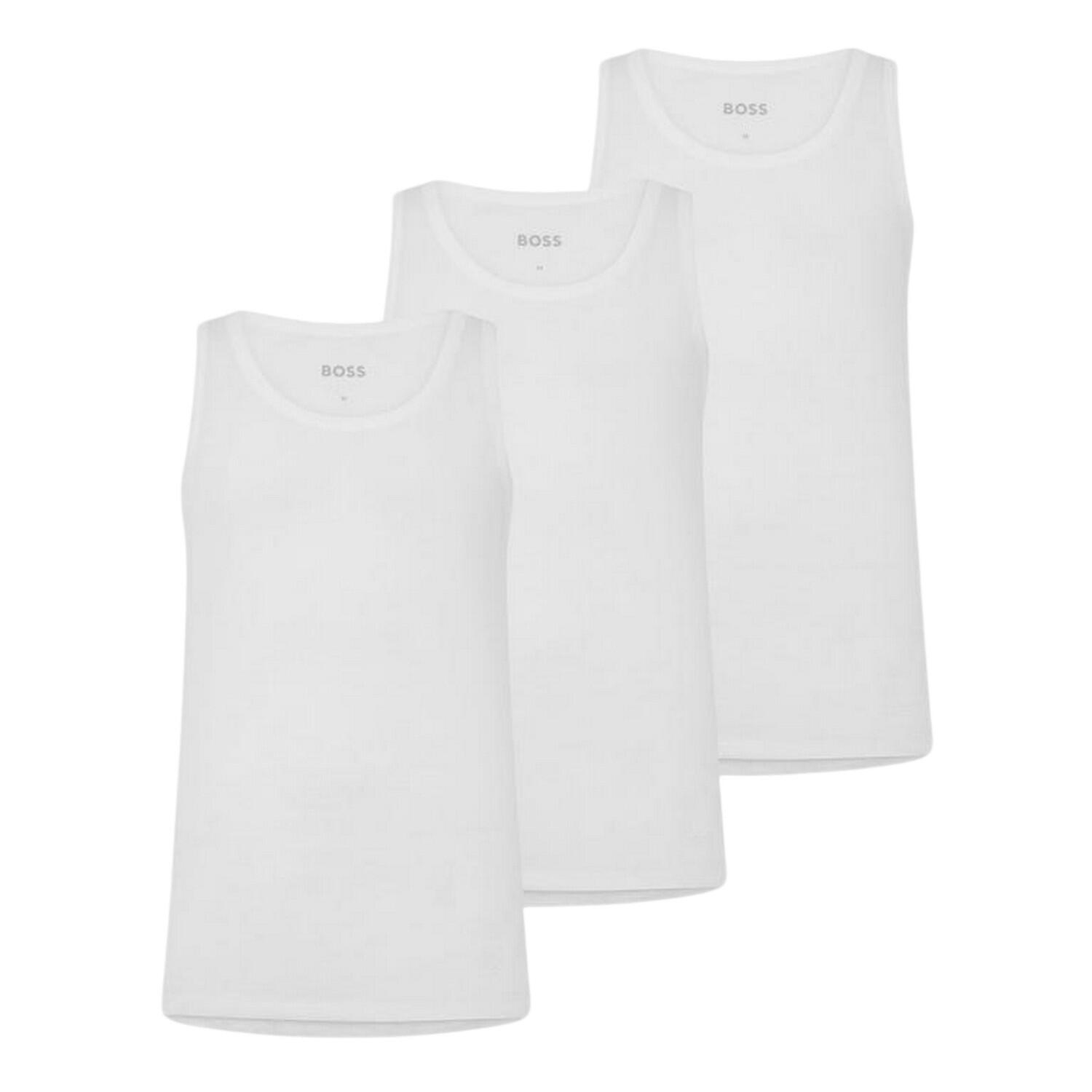 Boss Mens Hbw Premium Cotton Tank Top (Pack of 3)