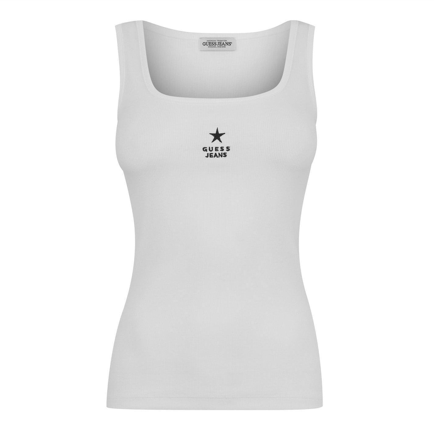 Guess Womens/Ladies Star Embroidered Tank Top