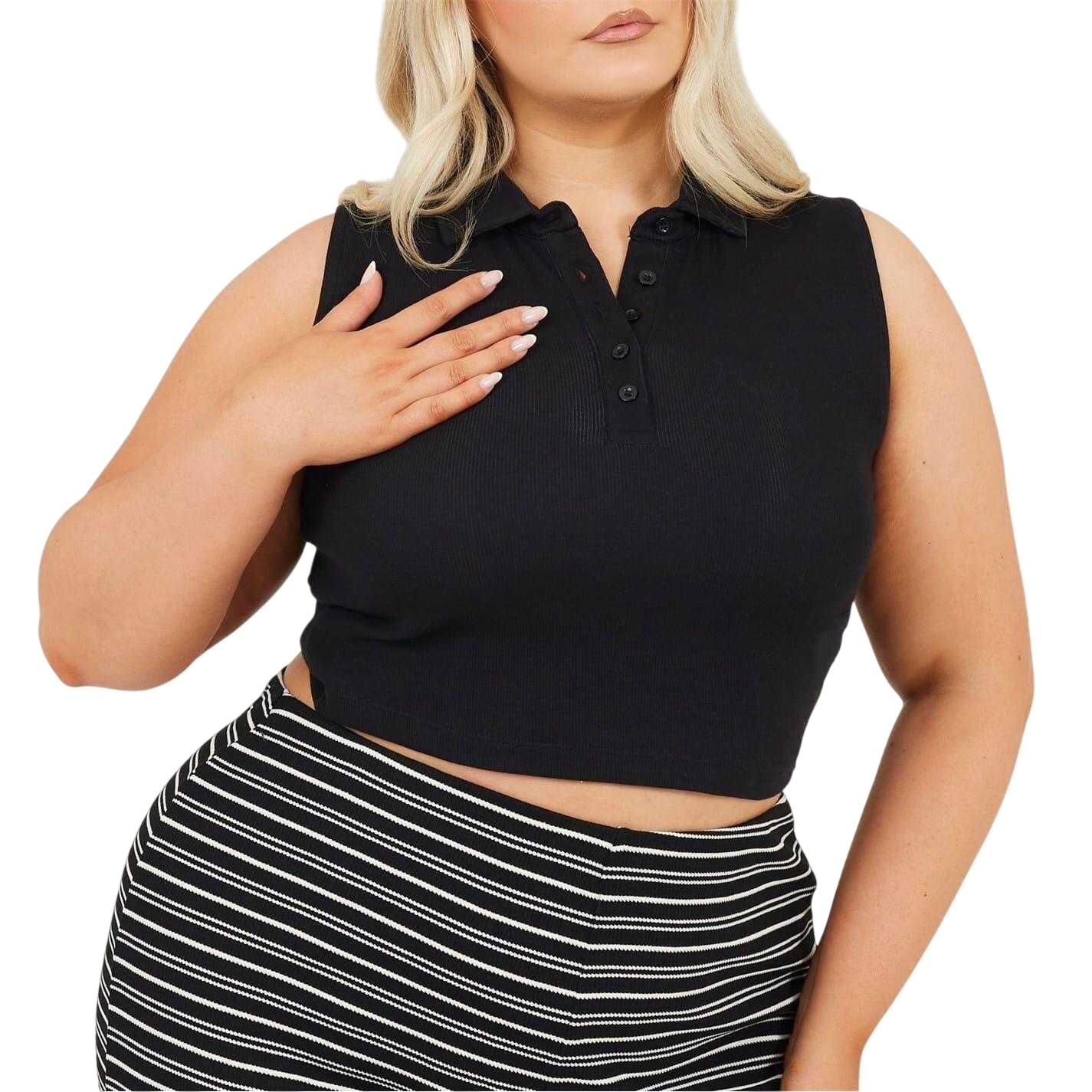Brave Soul Womens/Ladies Sleeveless Crop Top