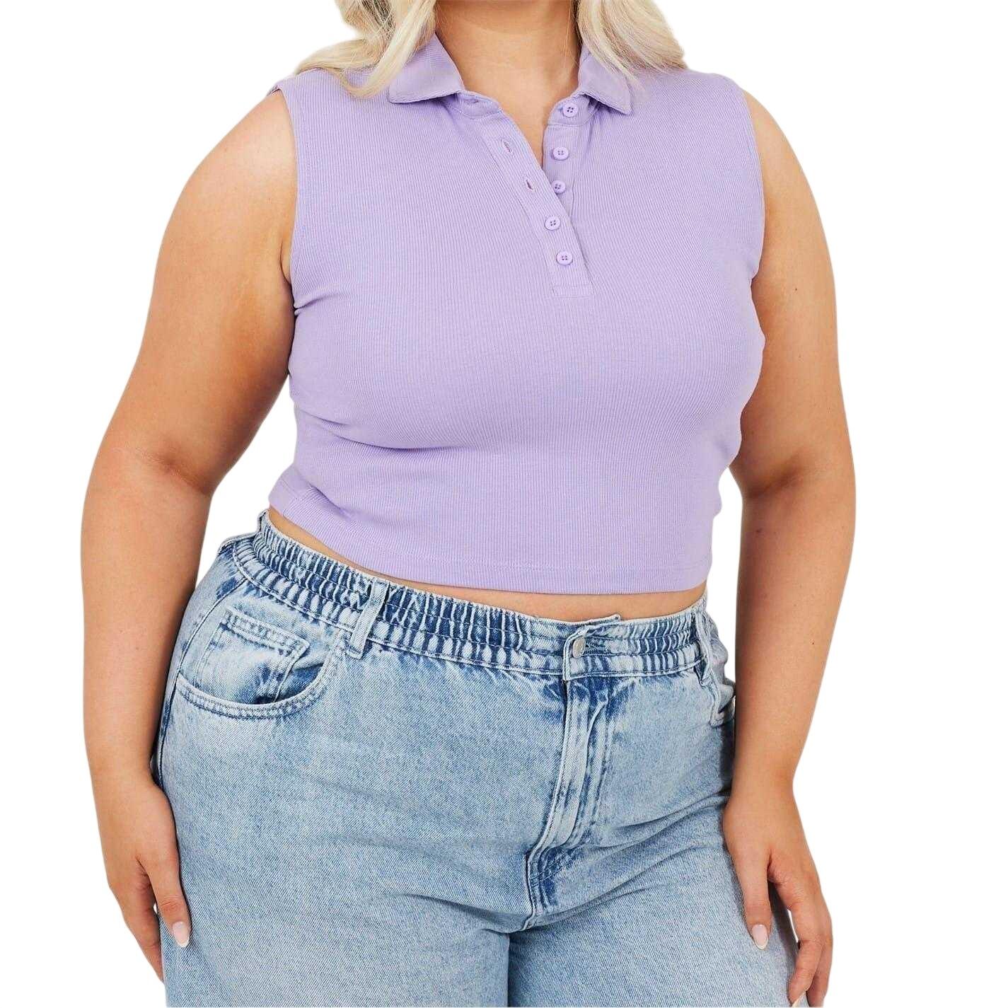 Brave Soul Womens/Ladies Sleeveless Crop Top