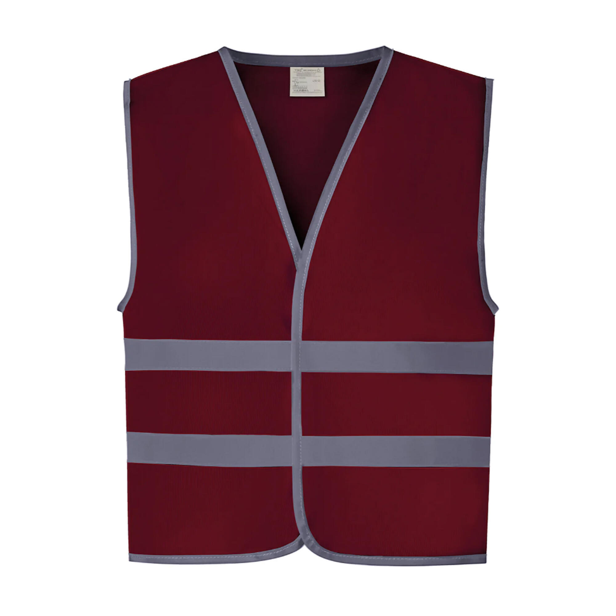 Yoko Childrens/Kids Hi-Vis Two Band Waistcoat