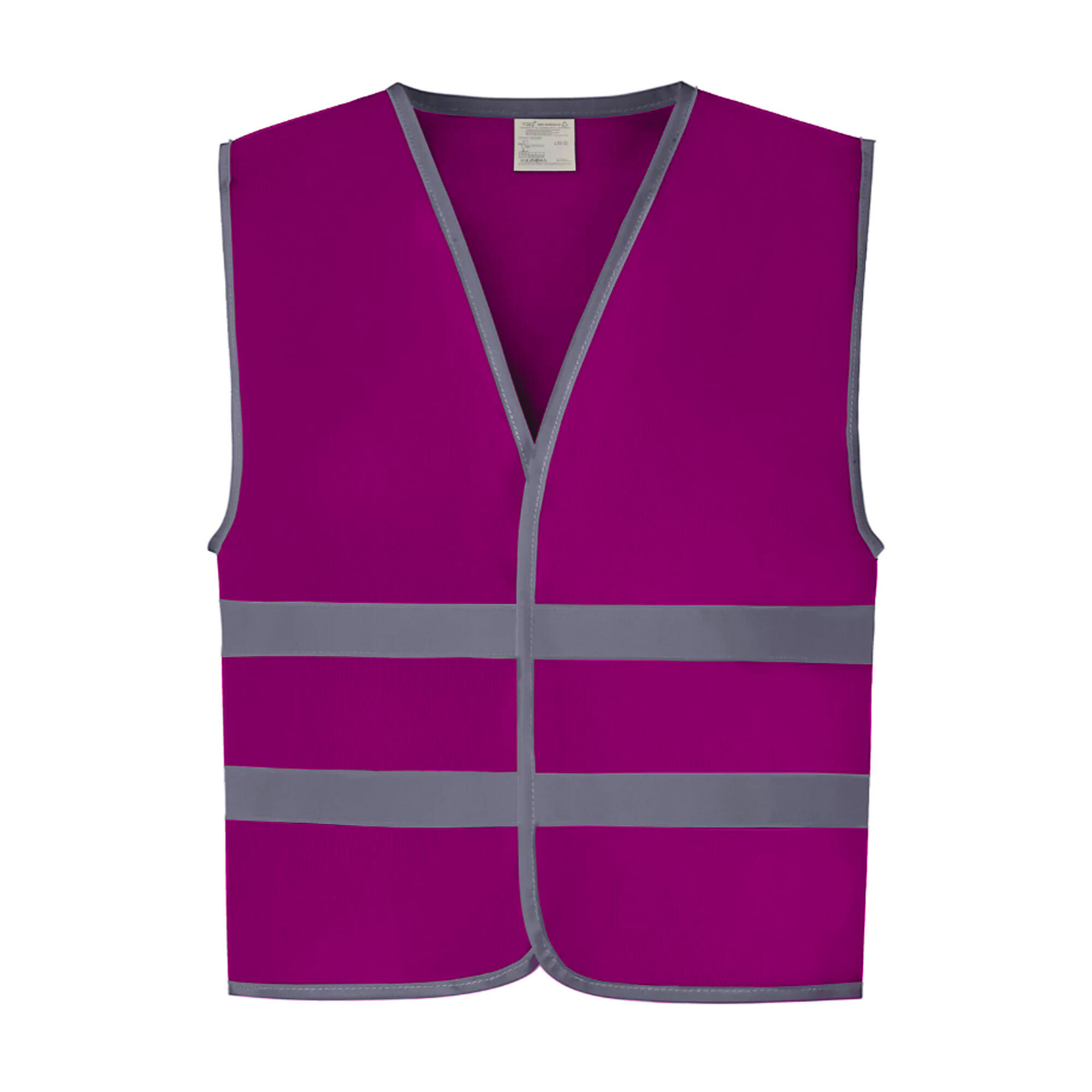 Yoko Childrens/Kids Hi-Vis Two Band Waistcoat